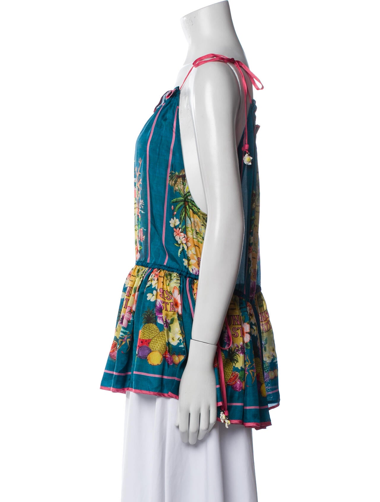 Zimmermann Silk Printed Tunic