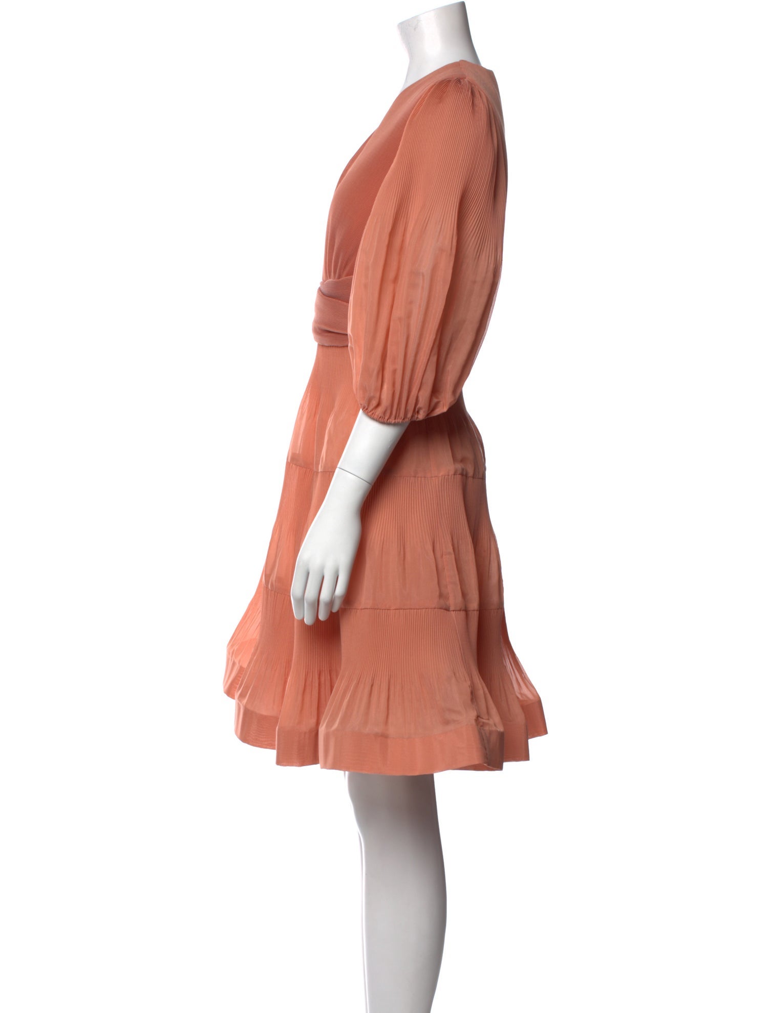 Zimmermann V-Neck Knee-Length Dress