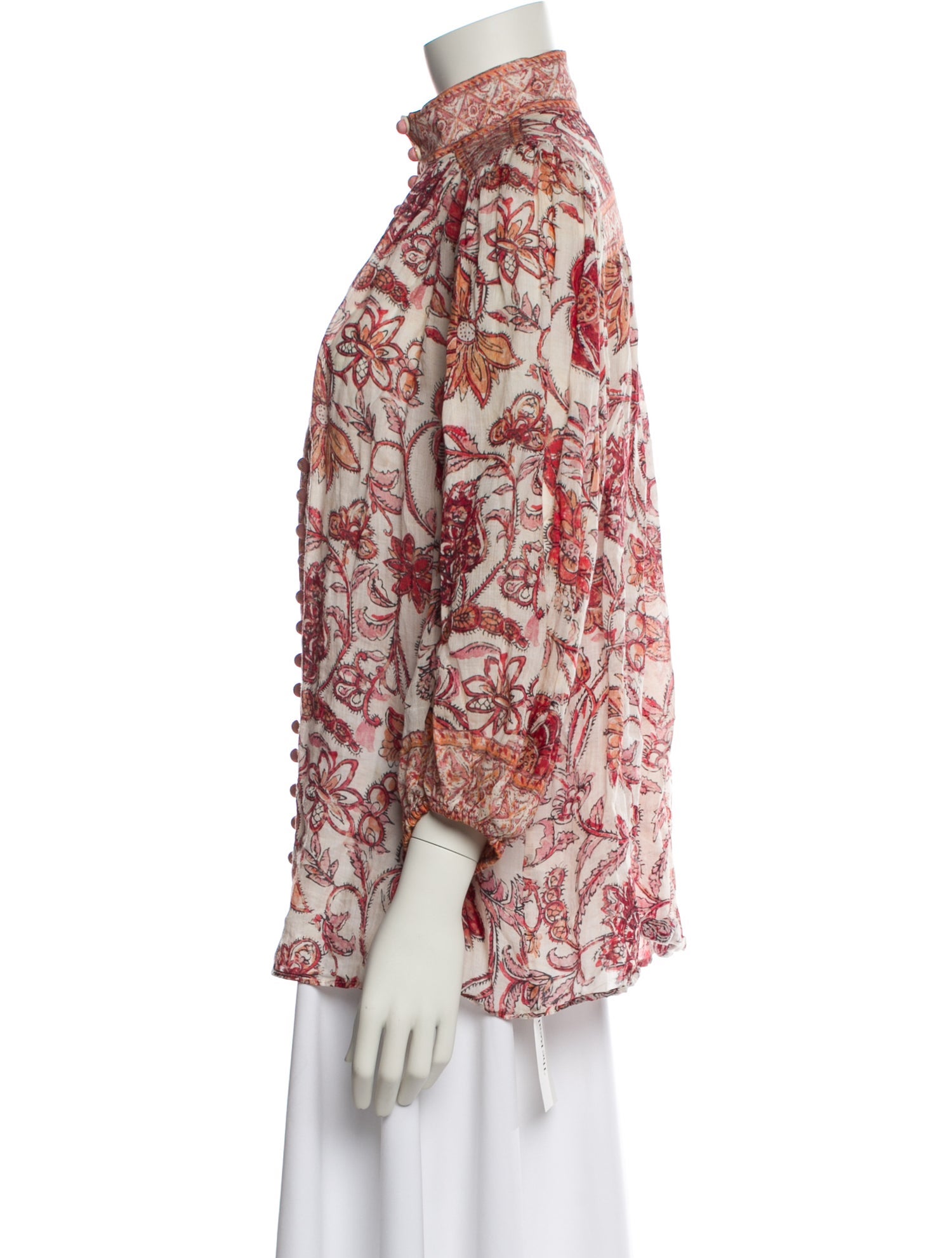 Zimmermann Silk Paisley Print Blouse