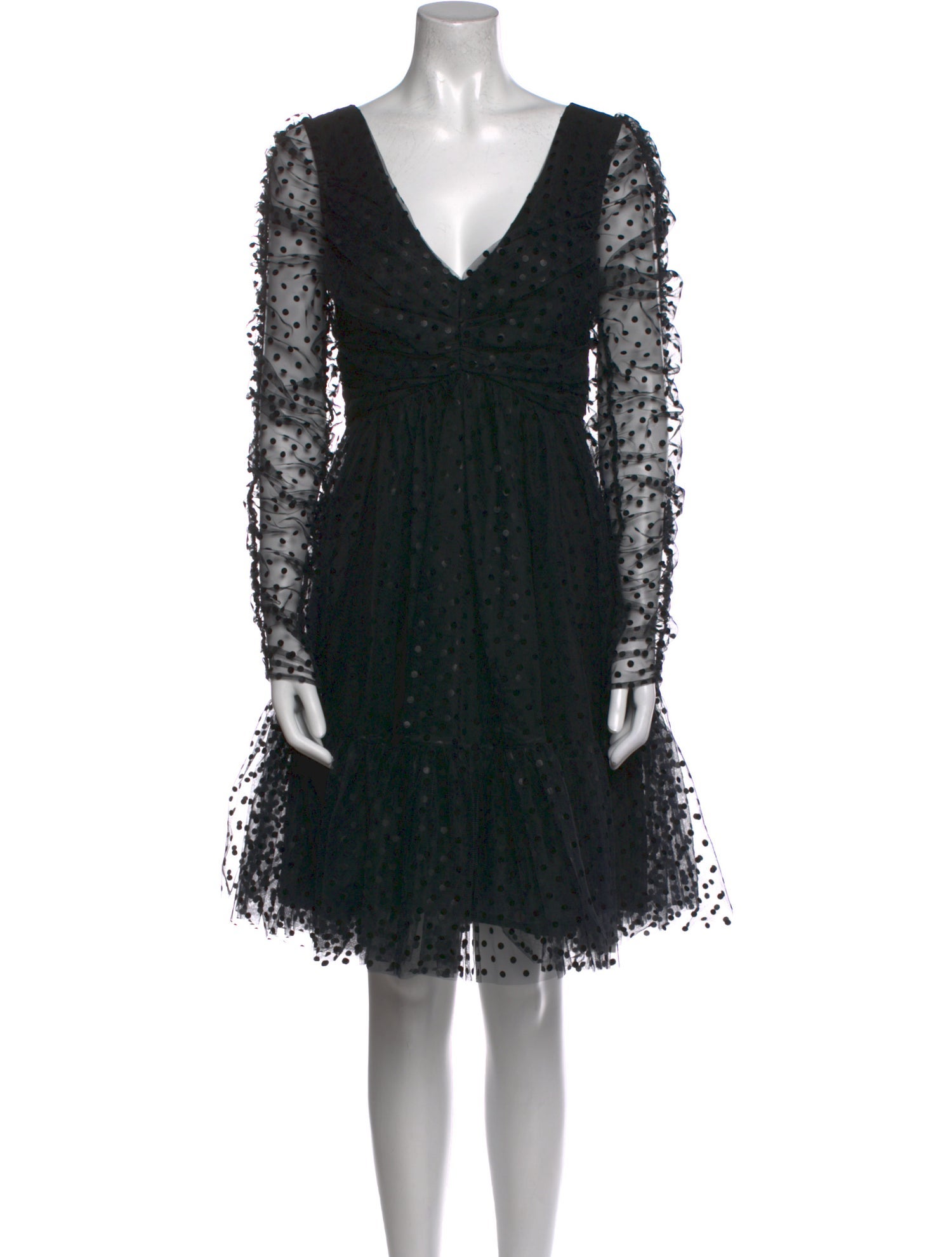 Zimmermann V-Neck Knee-Length Dress