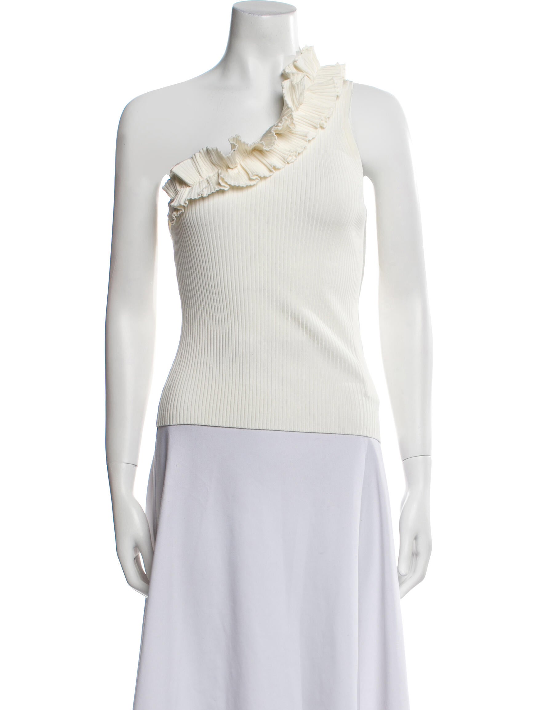 Zimmermann One-Shoulder Sleeveless Top