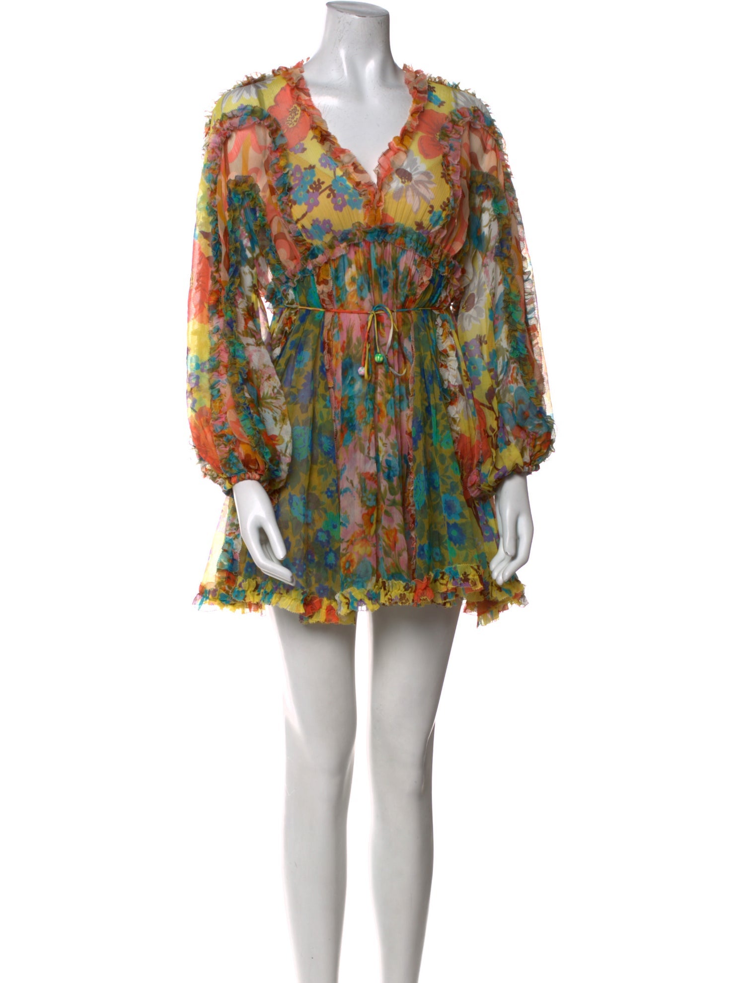 Zimmermann Printed Mini Dress w/ Tags