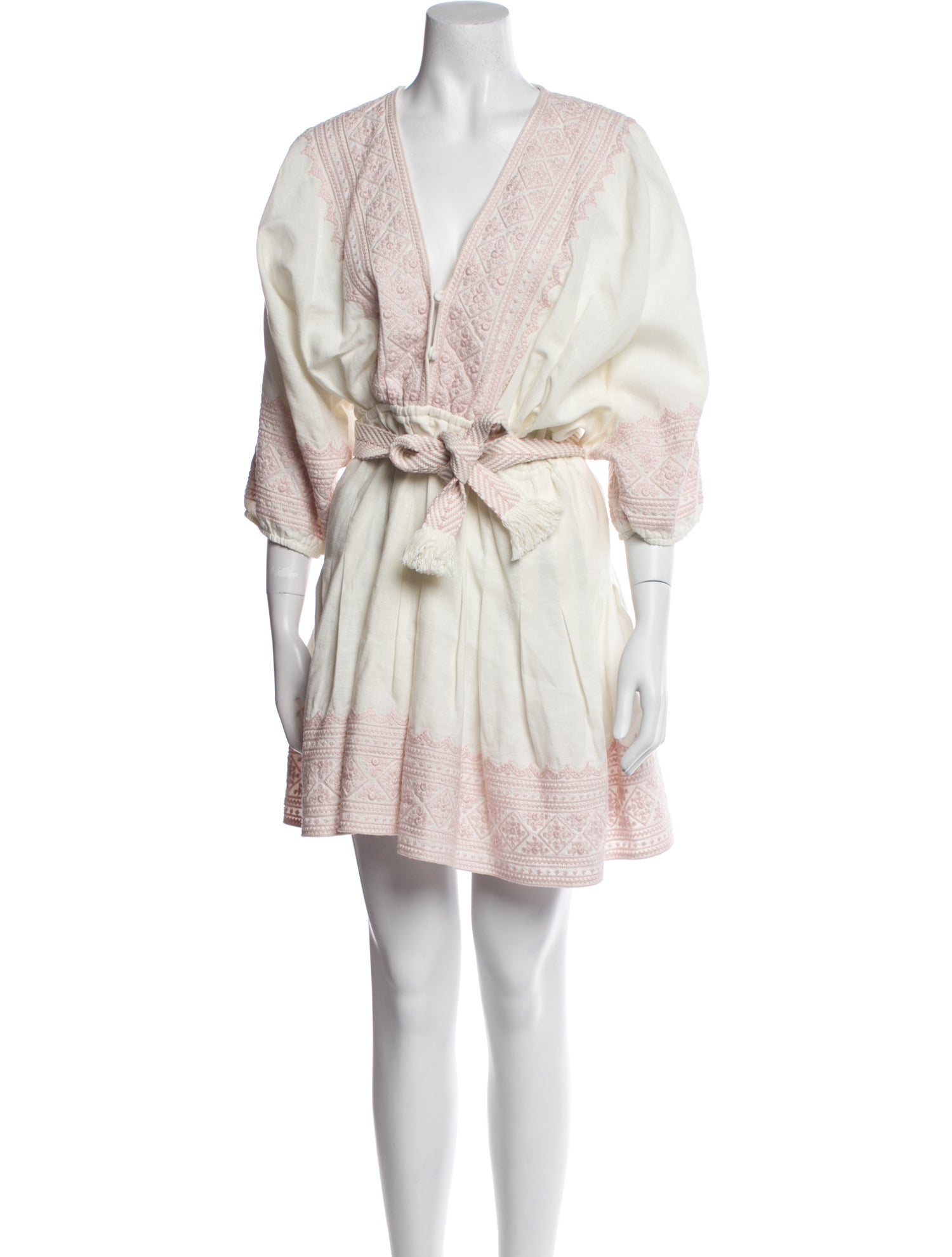 Zimmermann Floral Print Mini Dress