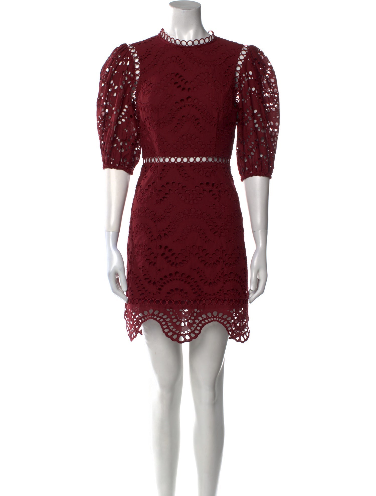 Zimmermann Lace Pattern Mini Dress