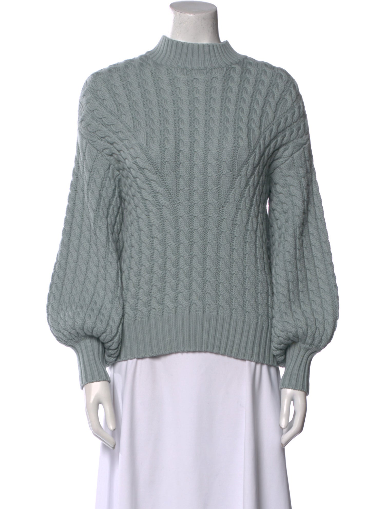 Zimmermann Merino Wool Mock Neck Sweater