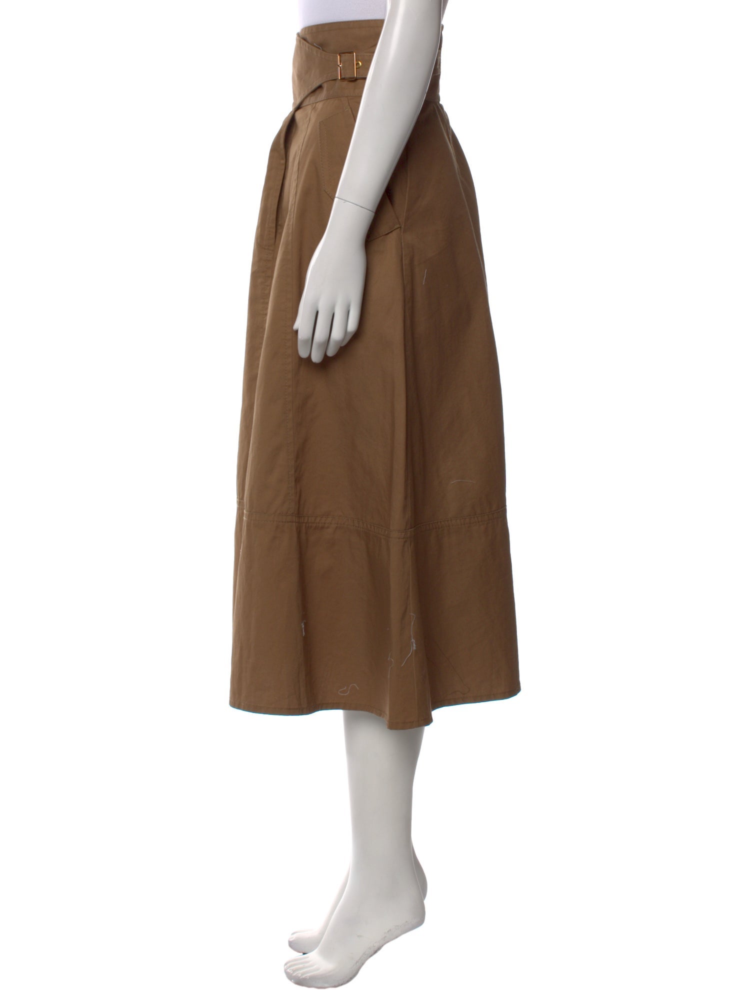 Zimmermann Pleated Accents Midi Length Skirt