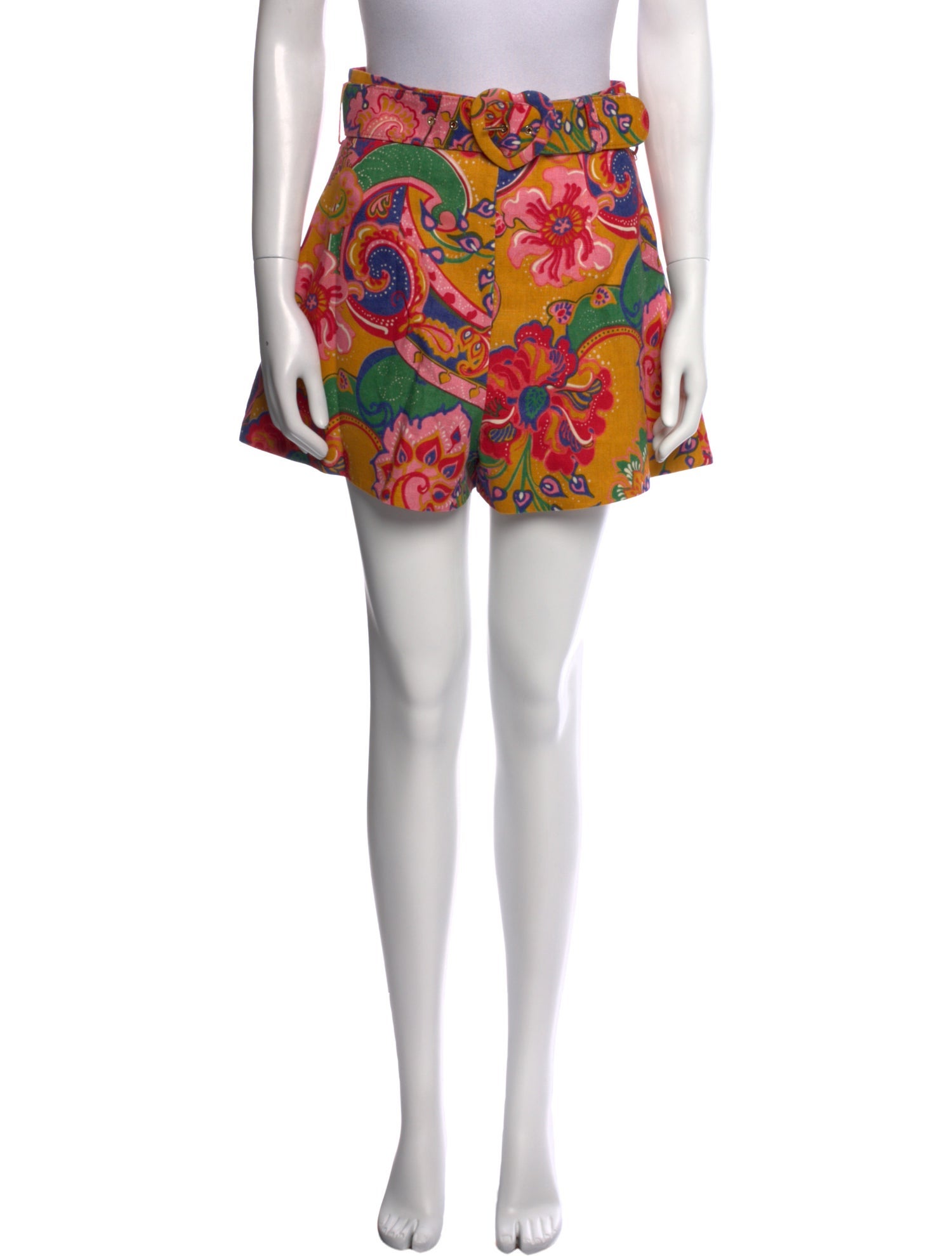 Zimmermann Linen Mini Shorts