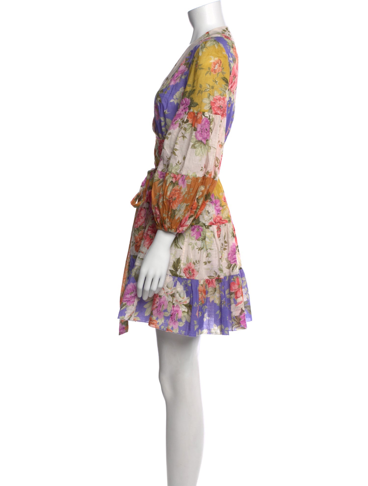 Zimmermann Floral Print Mini Dress