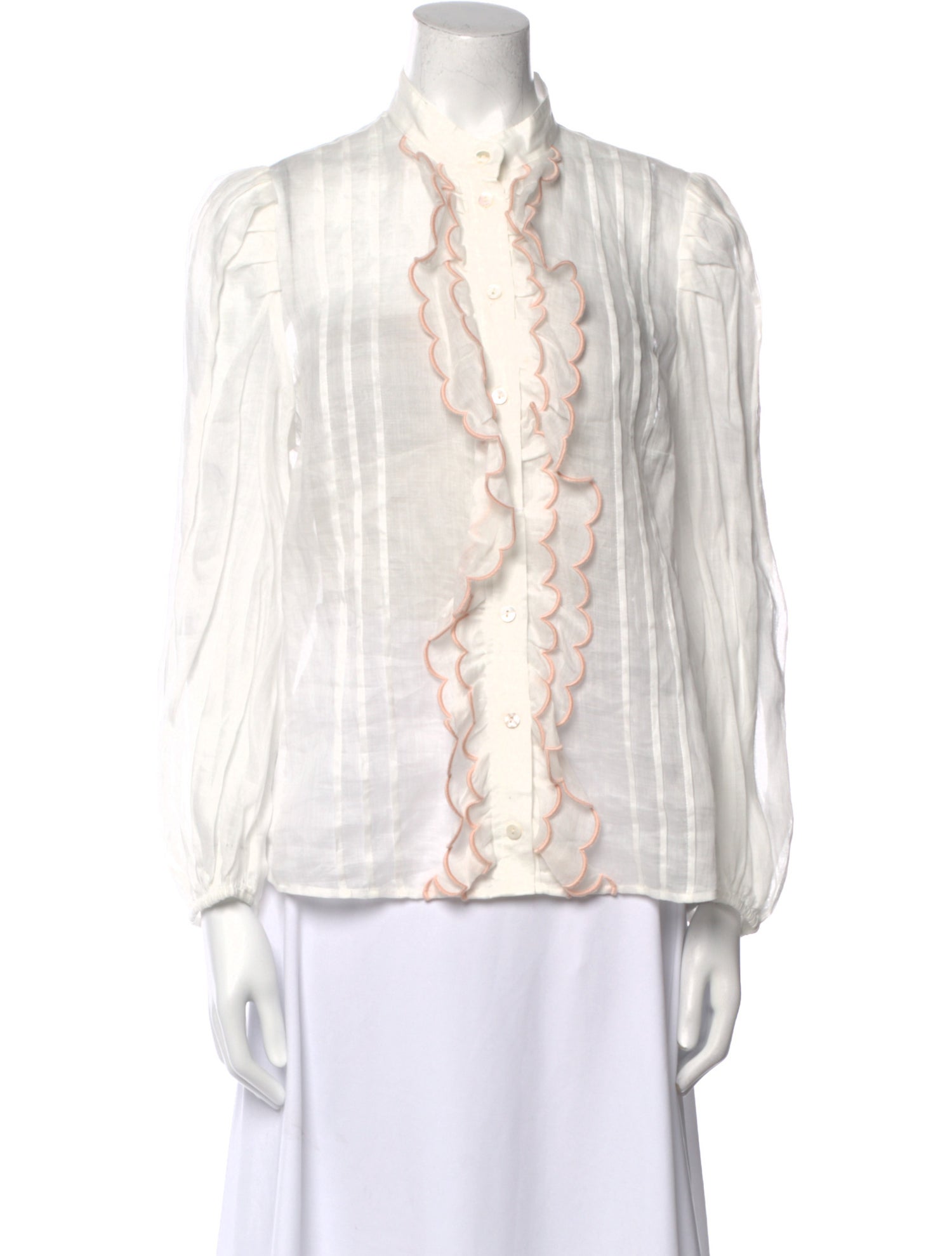 Zimmermann Printed V-Neck Blouse