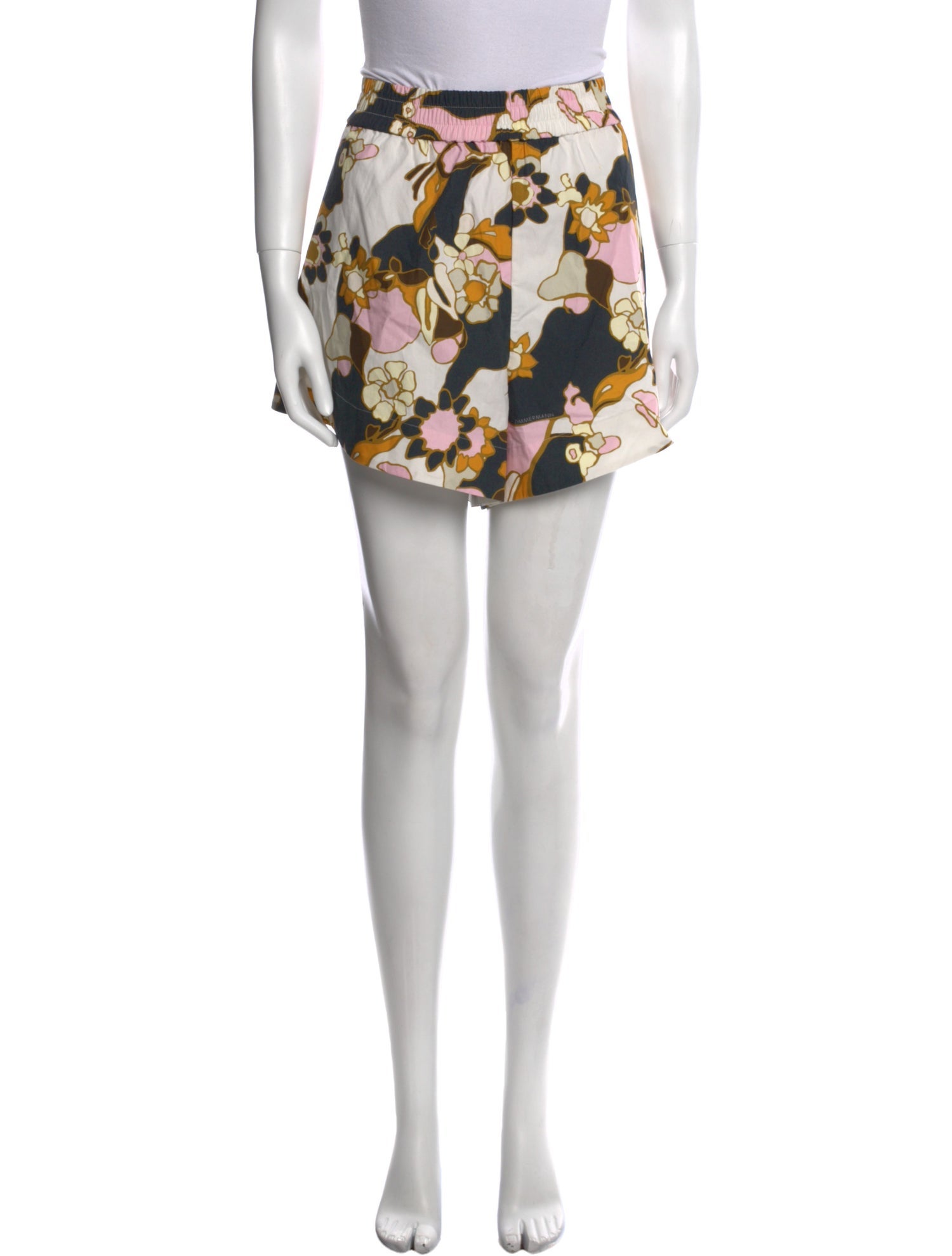 Zimmermann Floral Print Mini Shorts