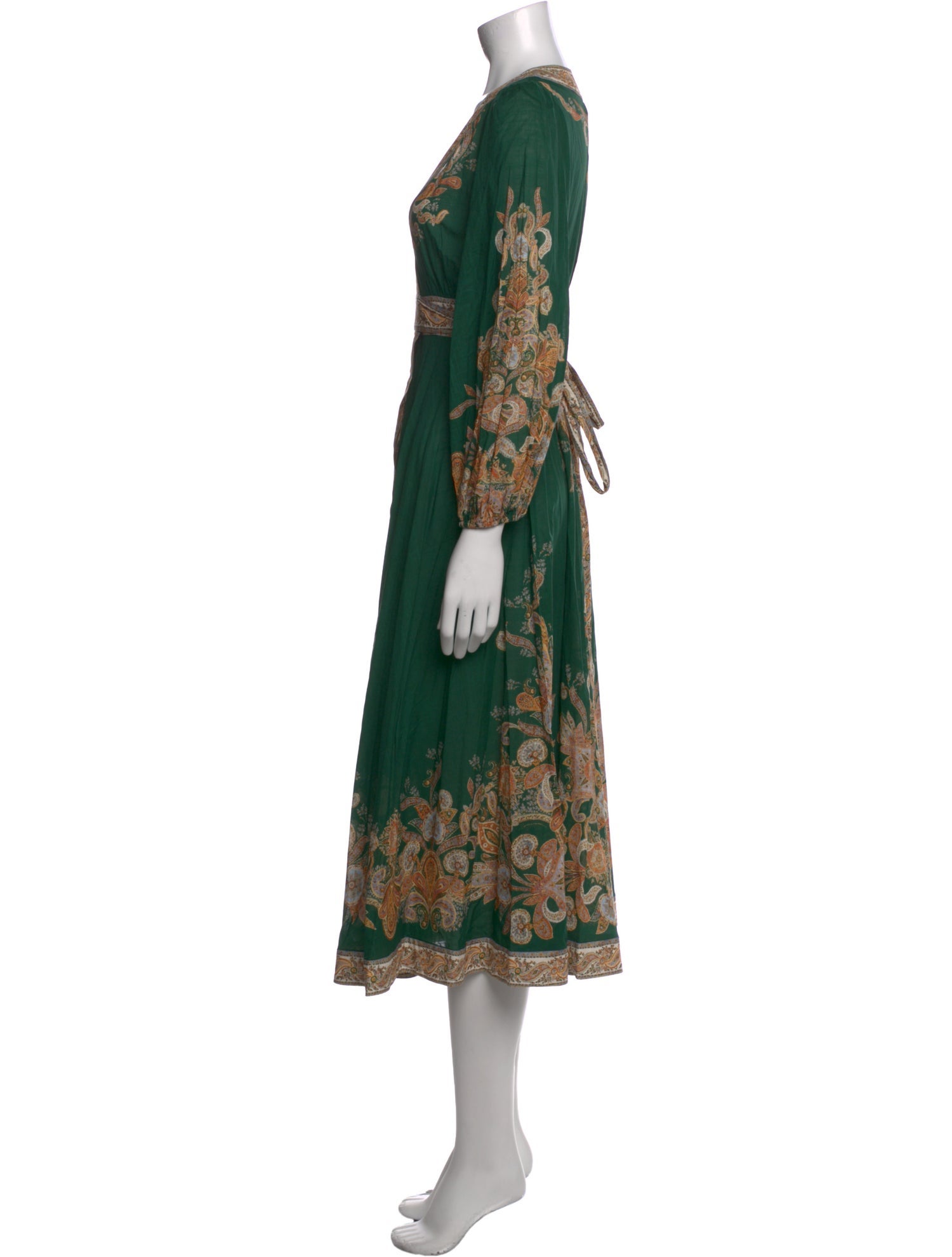 Zimmermann Paisley Print Midi Length Dress