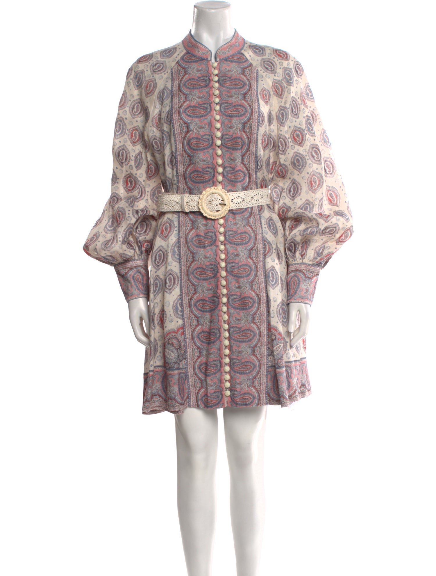 Zimmermann Paisley Print Mini Dress
