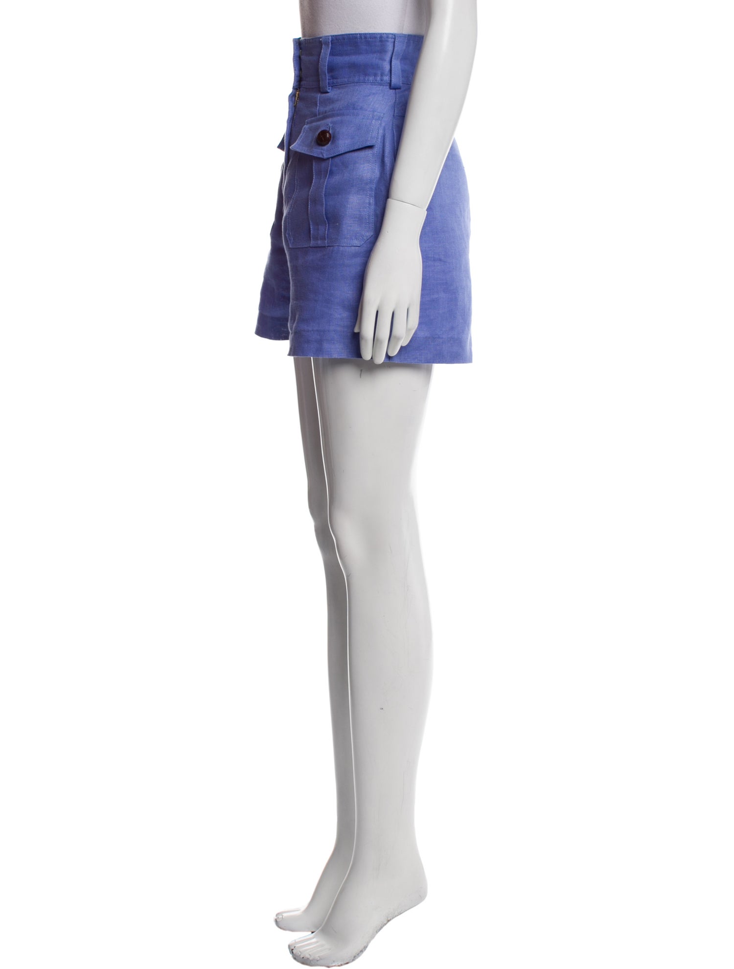 Zimmermann Linen Mini Shorts