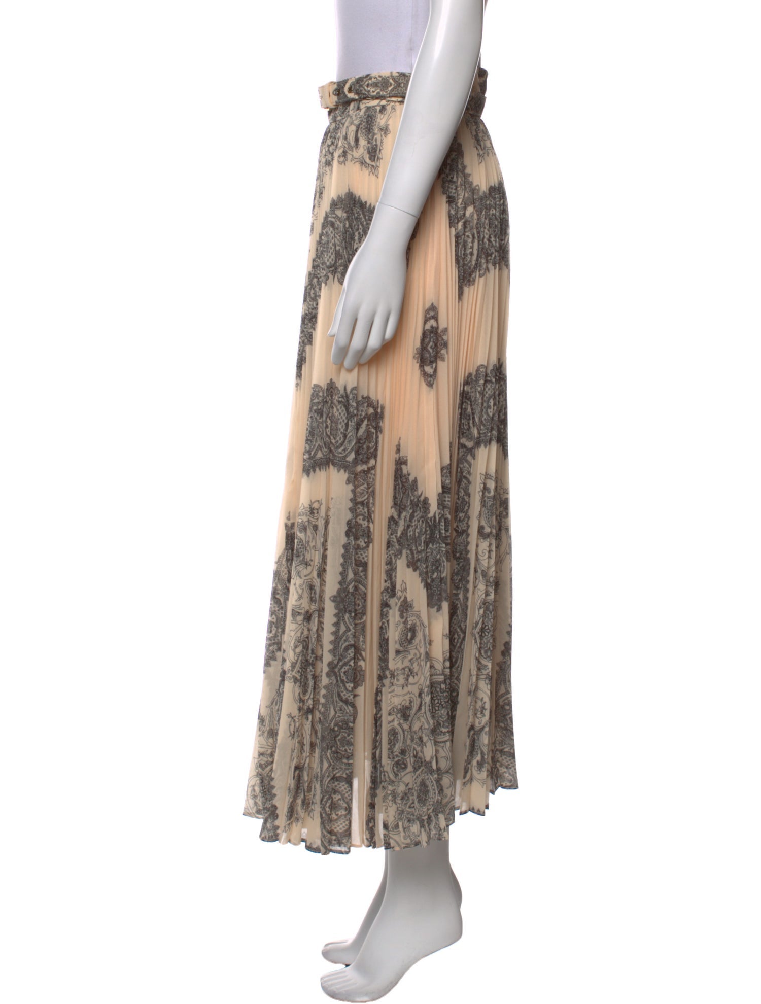 Zimmermann Floral Print Midi Length Skirt