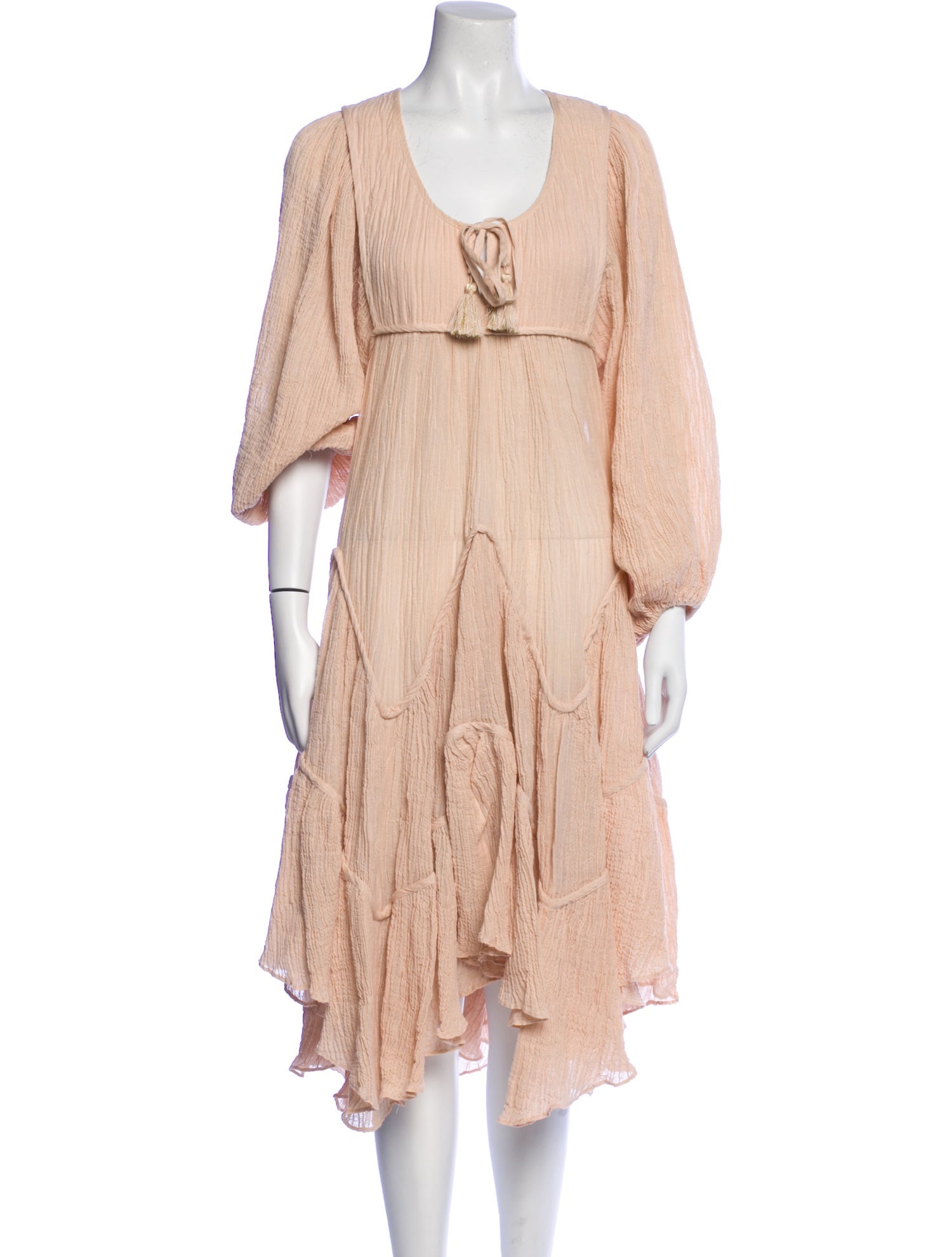 Zimmermann Scoop Neck Long Dress
