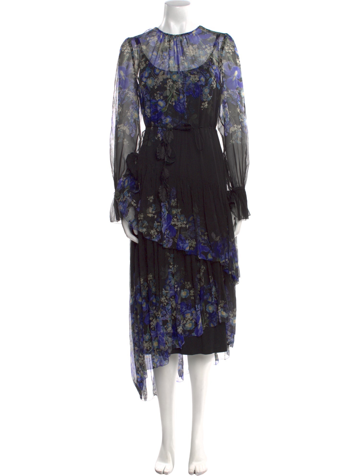 Zimmermann Silk Long Dress - Blue Dresses, Clothing - WZI193035 | The  RealReal