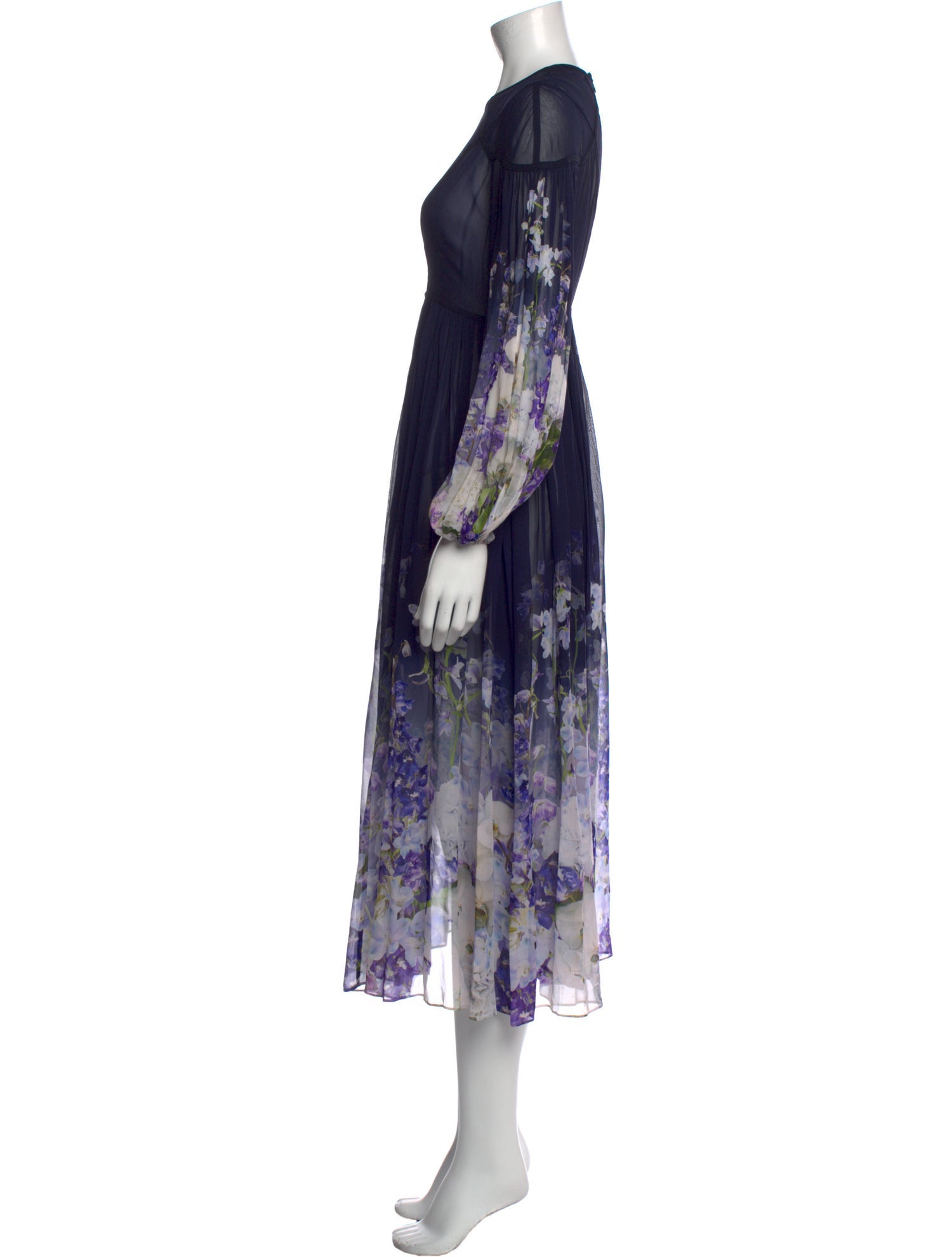Zimmermann Floral Print Long Dress