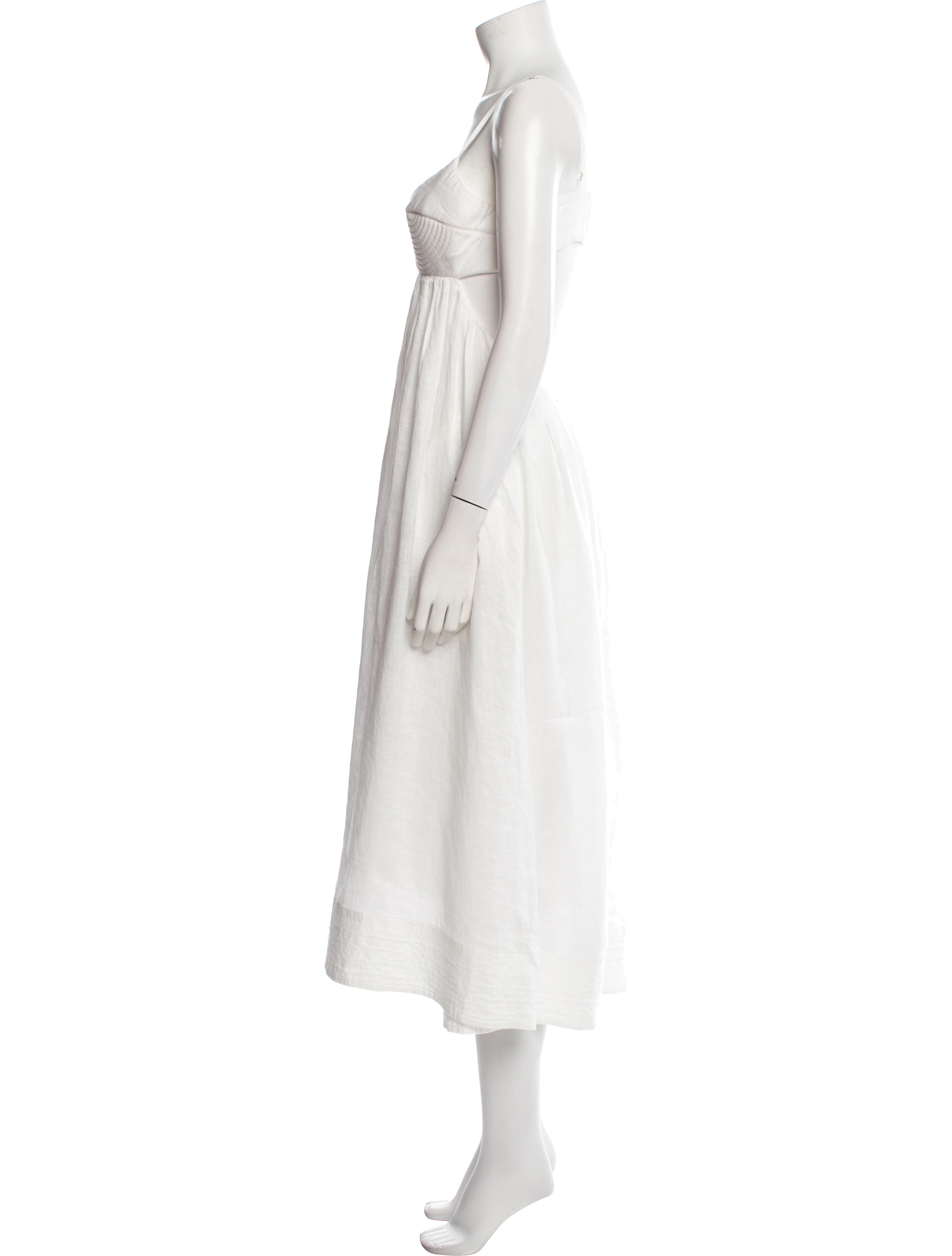 Zimmermann Linen Knee-Length Dress