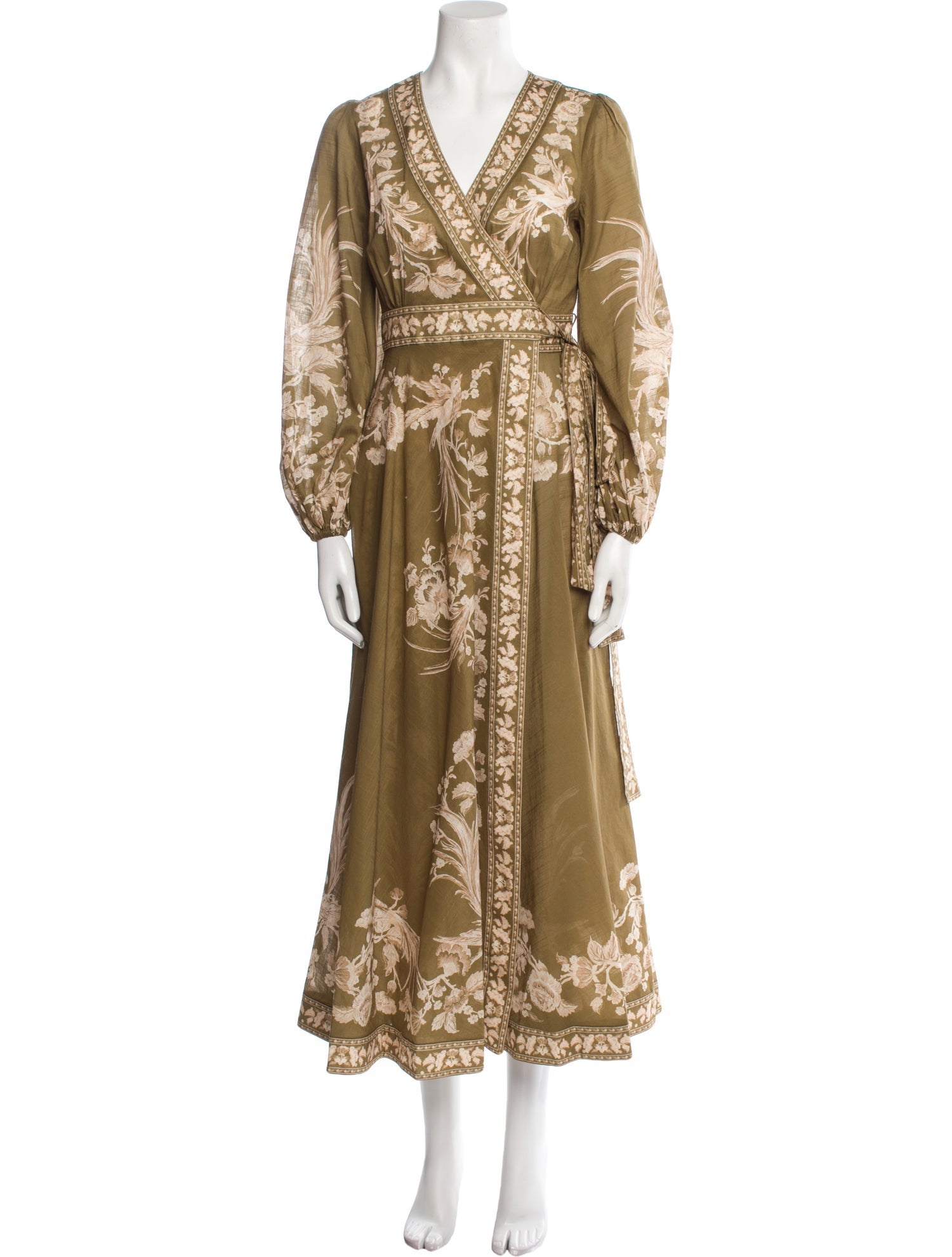 Zimmermann Floral Print Long Dress