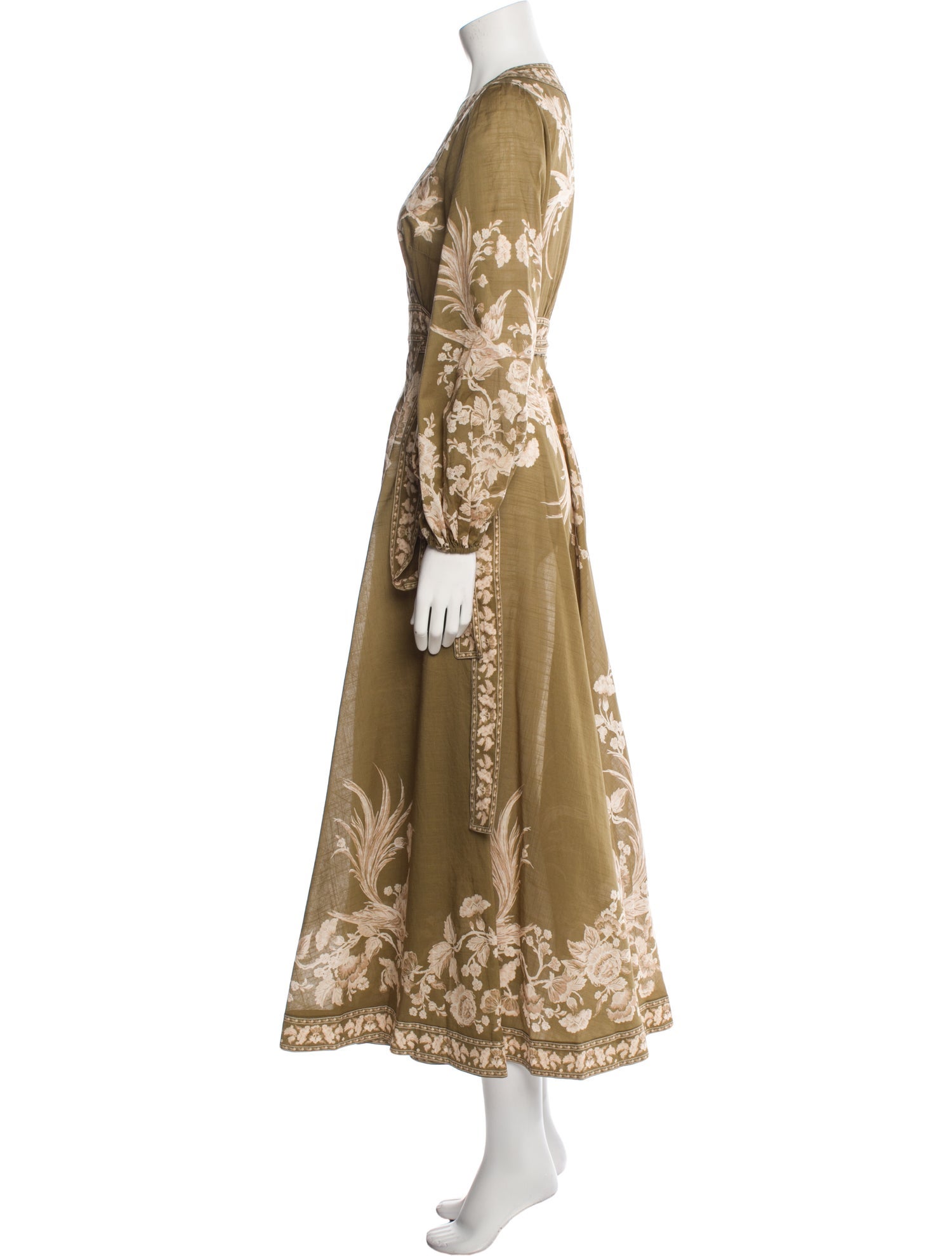 Zimmermann Floral Print Long Dress