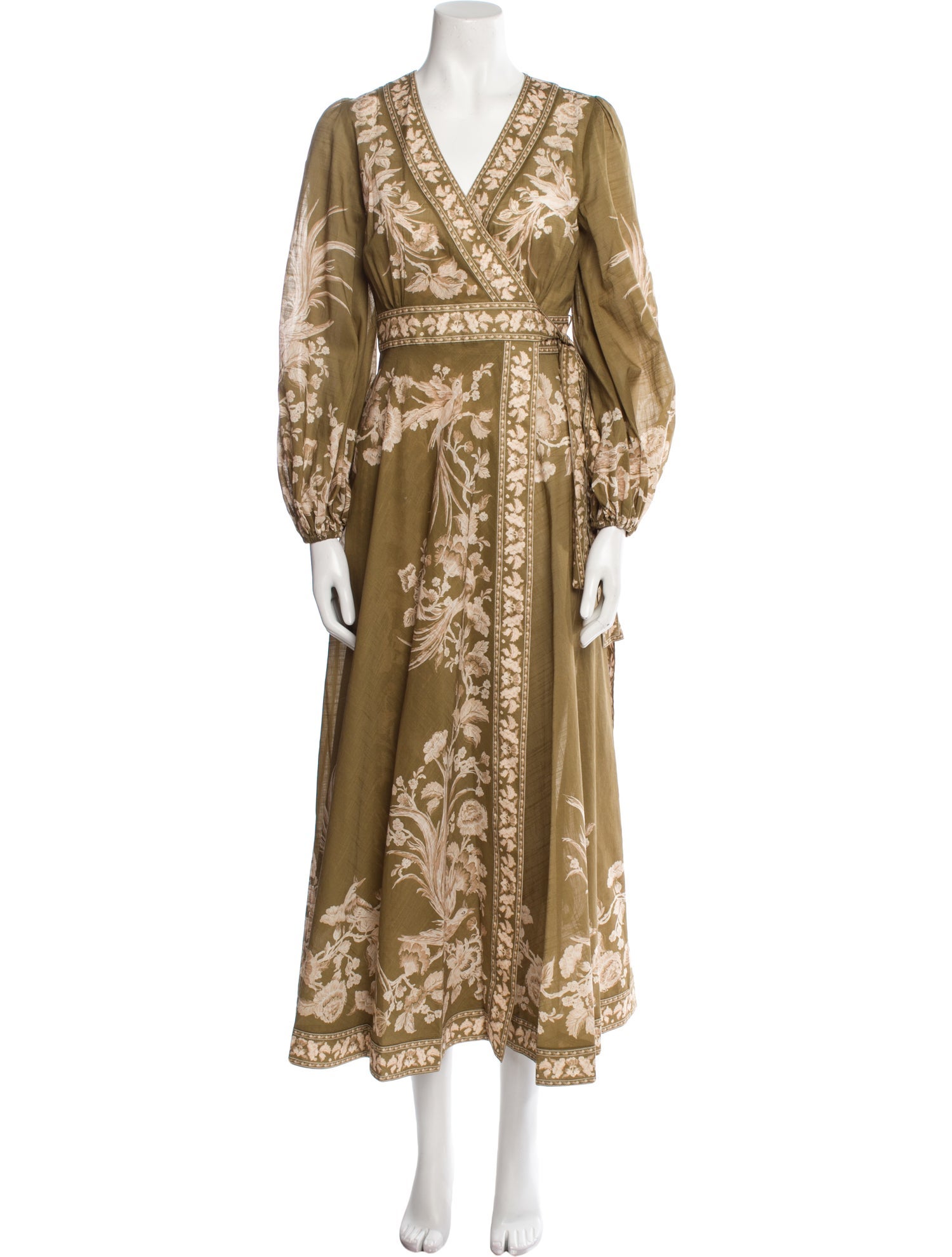 Zimmermann Floral Print Long Dress w/ Tags