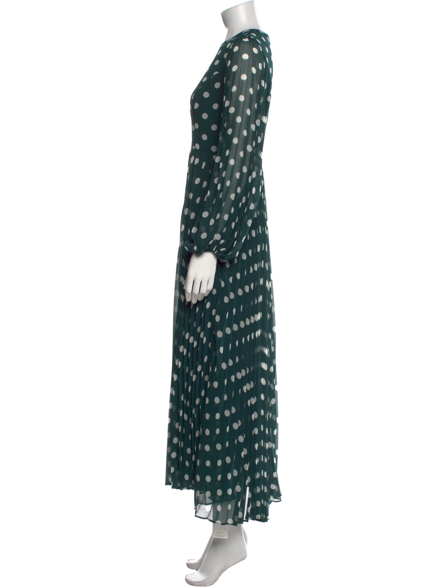 Zimmermann Polka Dot Print Long Dress
