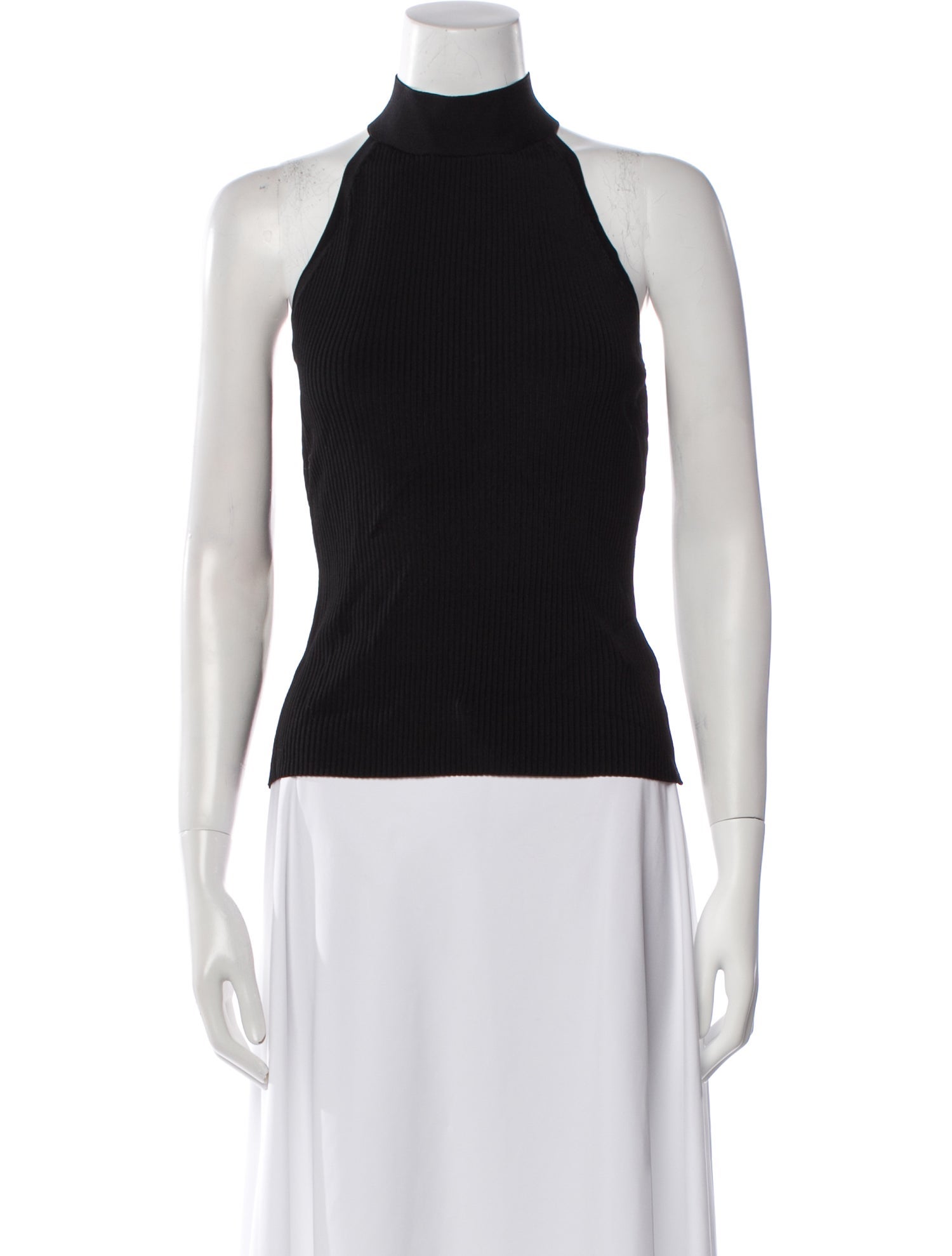 Zimmermann Mock Neck Sleeveless Top