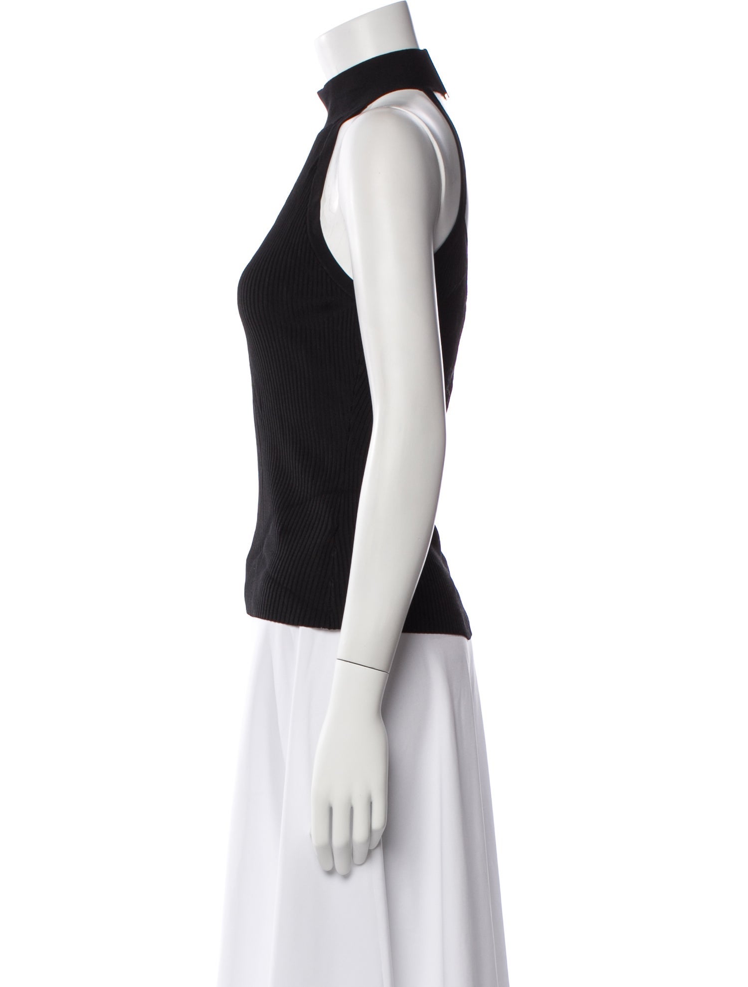 Zimmermann Mock Neck Sleeveless Top