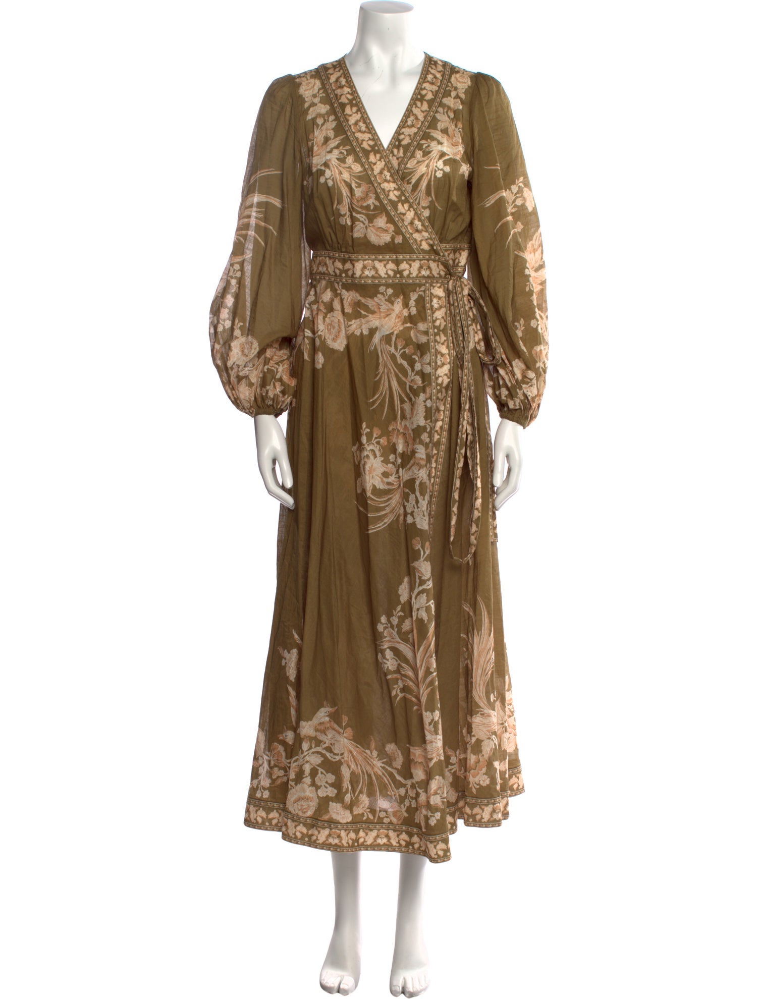 Zimmermann Floral Print Long Dress