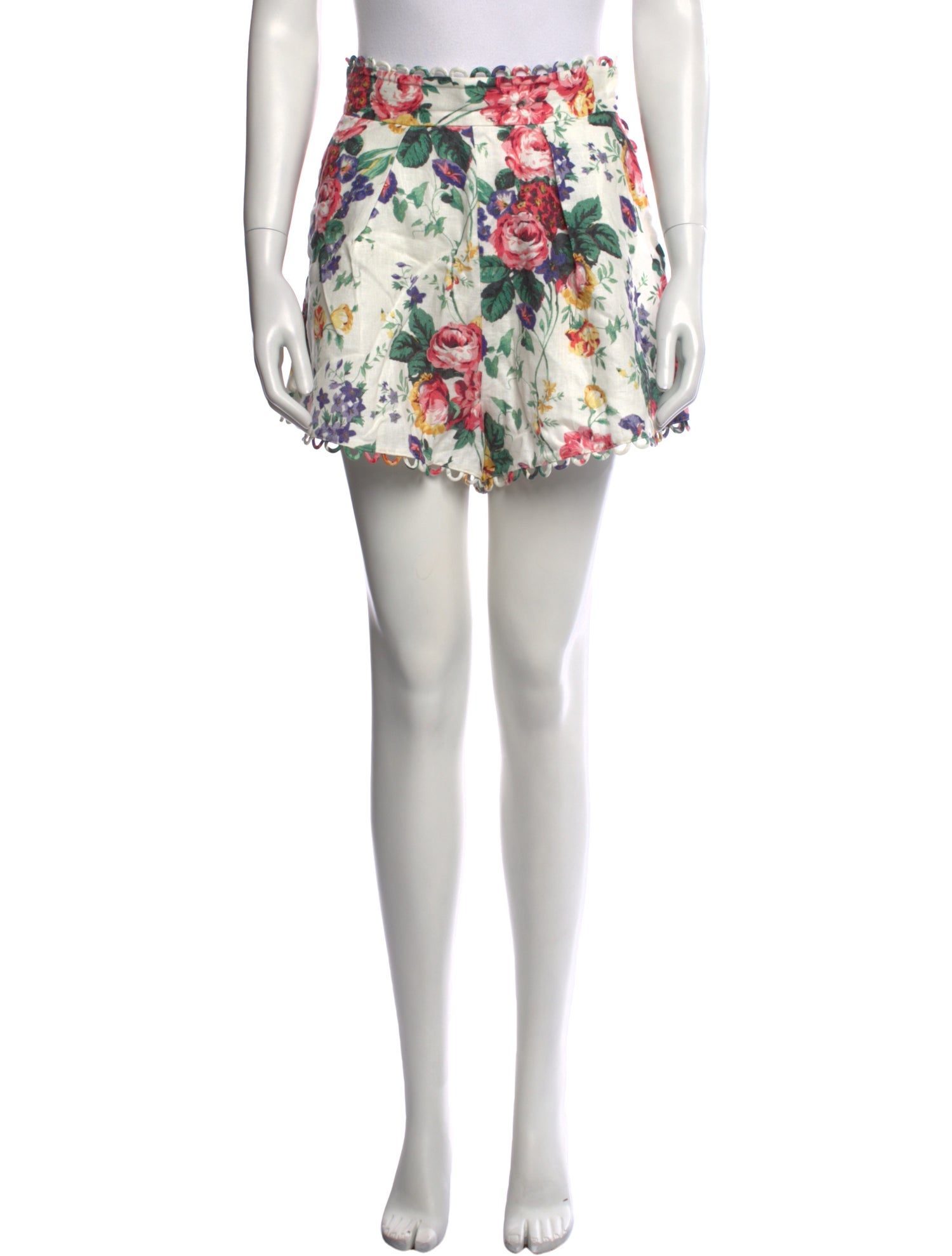 Zimmermann Linen Mini Shorts