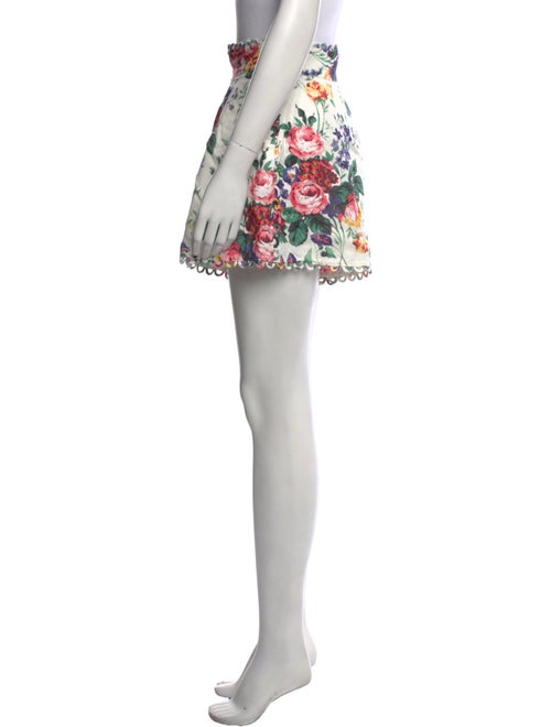 Zimmermann Linen Mini Shorts