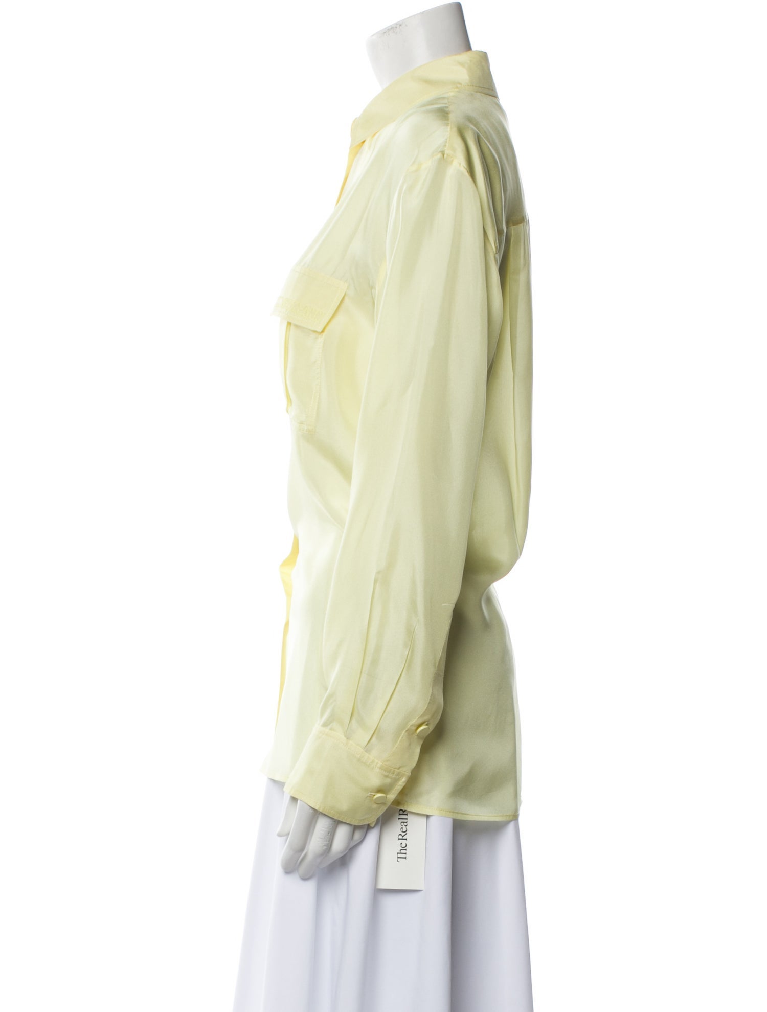 Zimmermann Silk Long Sleeve Button-Up Top