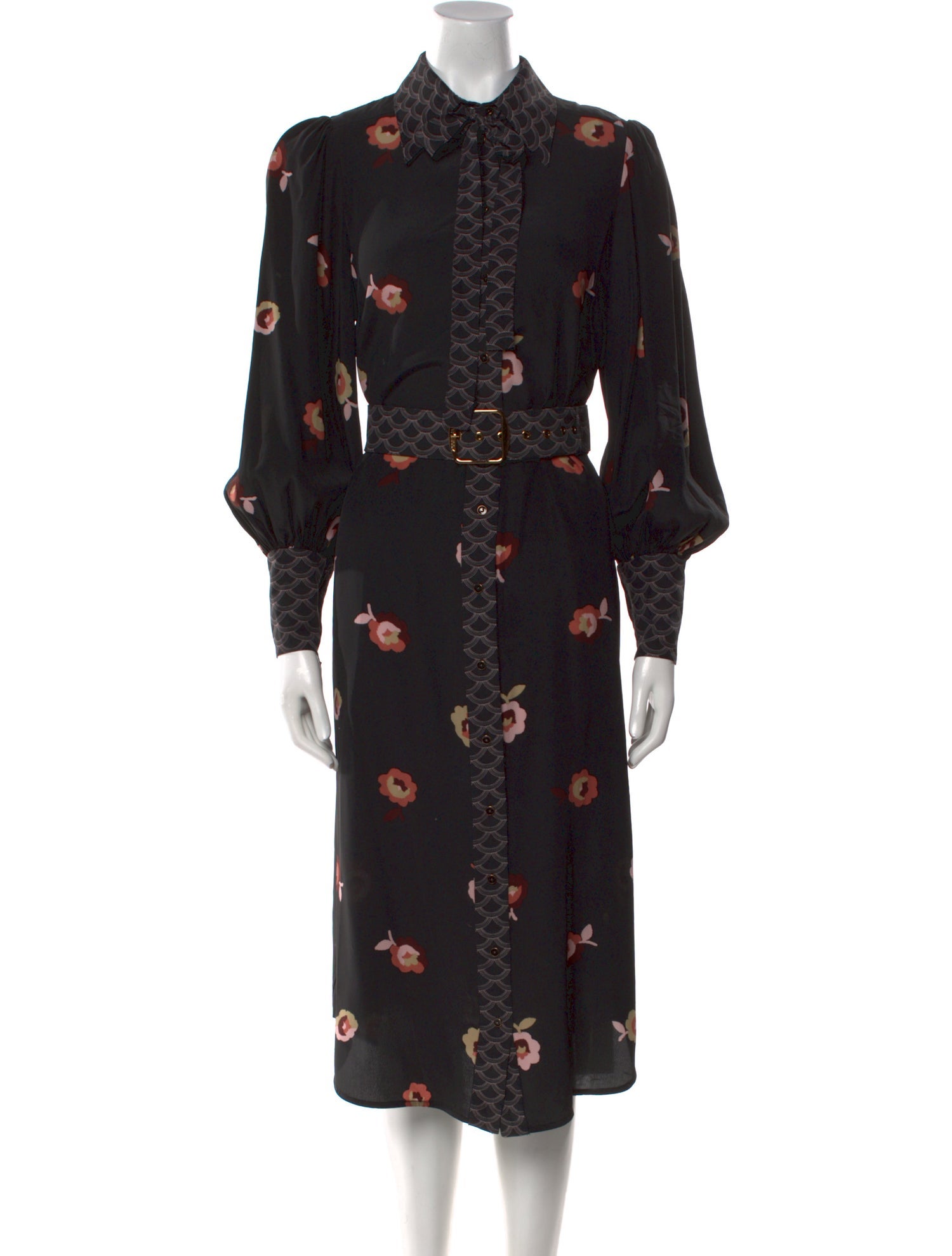 Zimmermann Floral Print Midi Length Dress