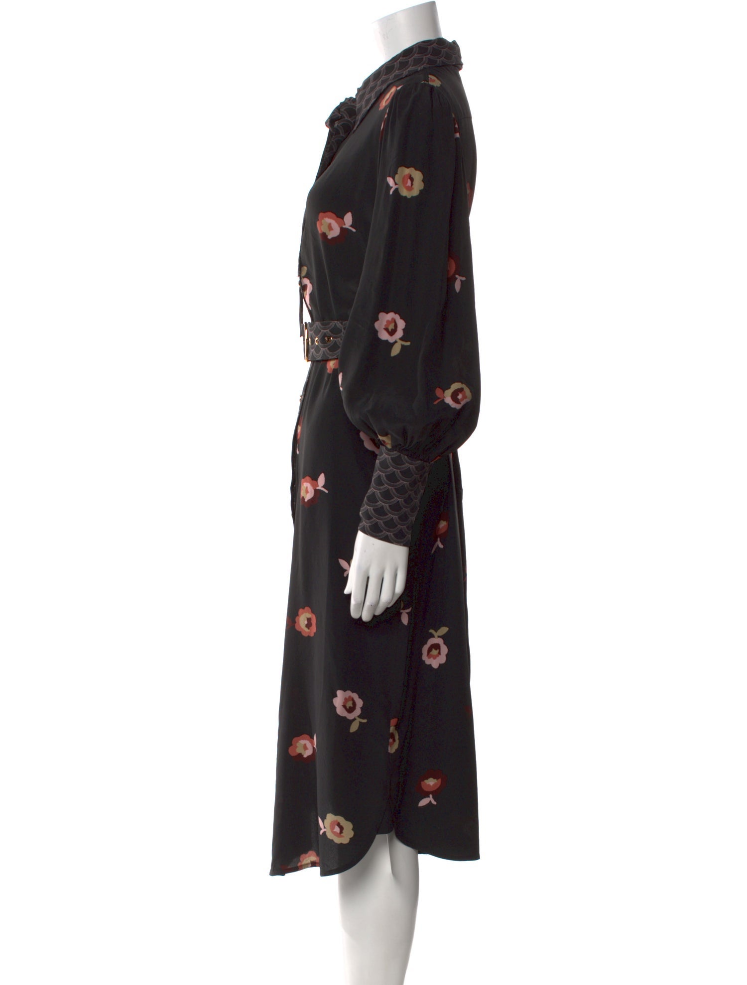 Zimmermann Floral Print Midi Length Dress