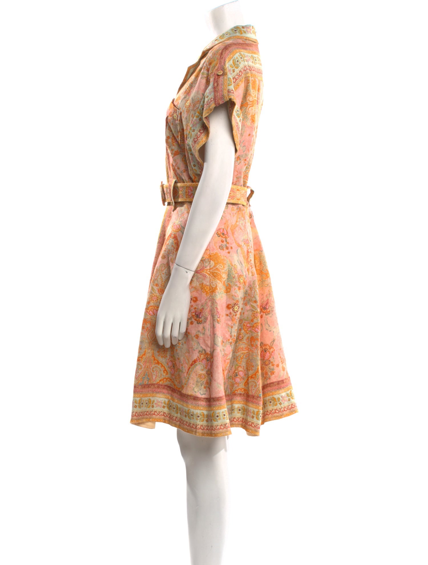 Zimmermann Linen Knee-Length Dress
