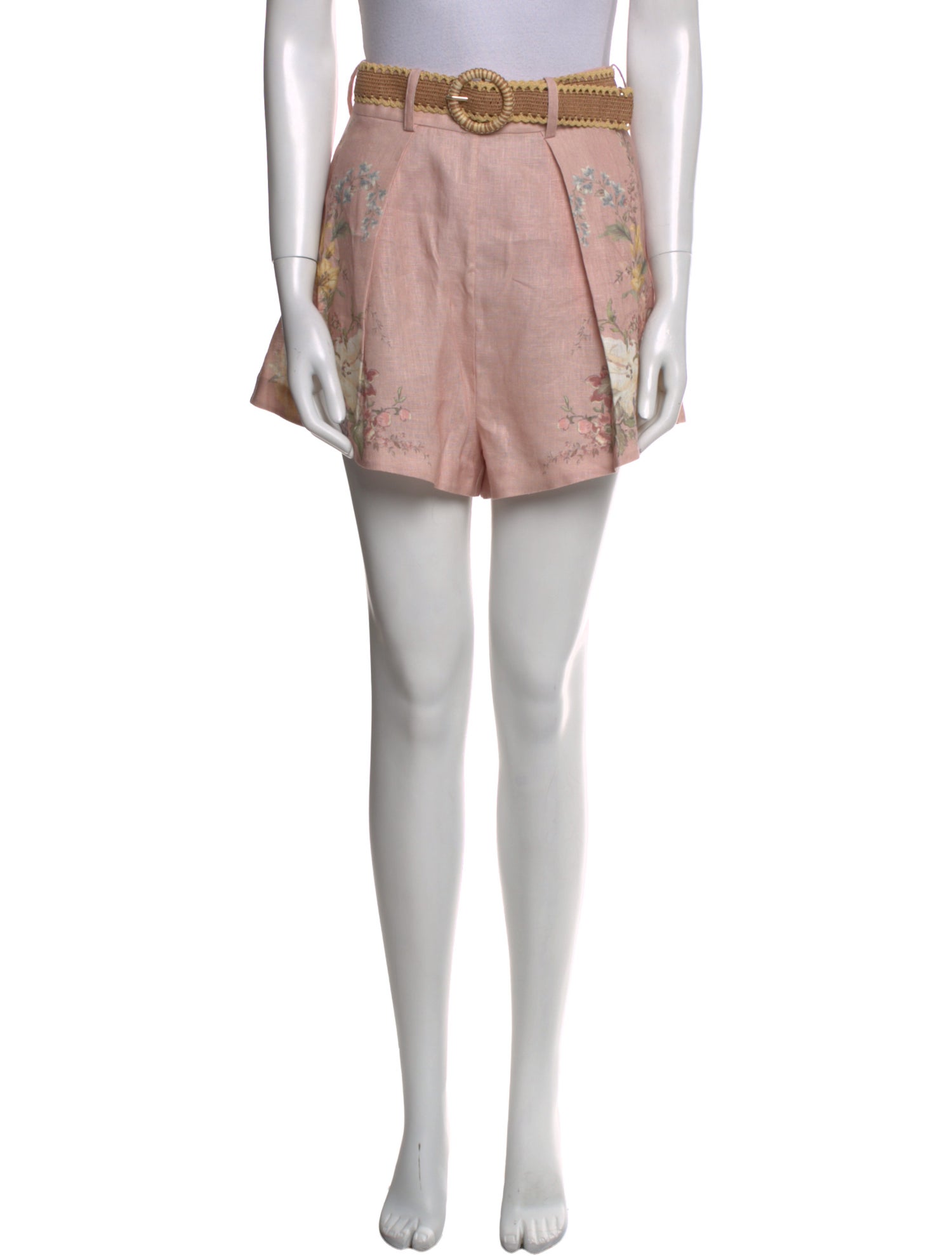 Zimmermann Linen Mini Shorts