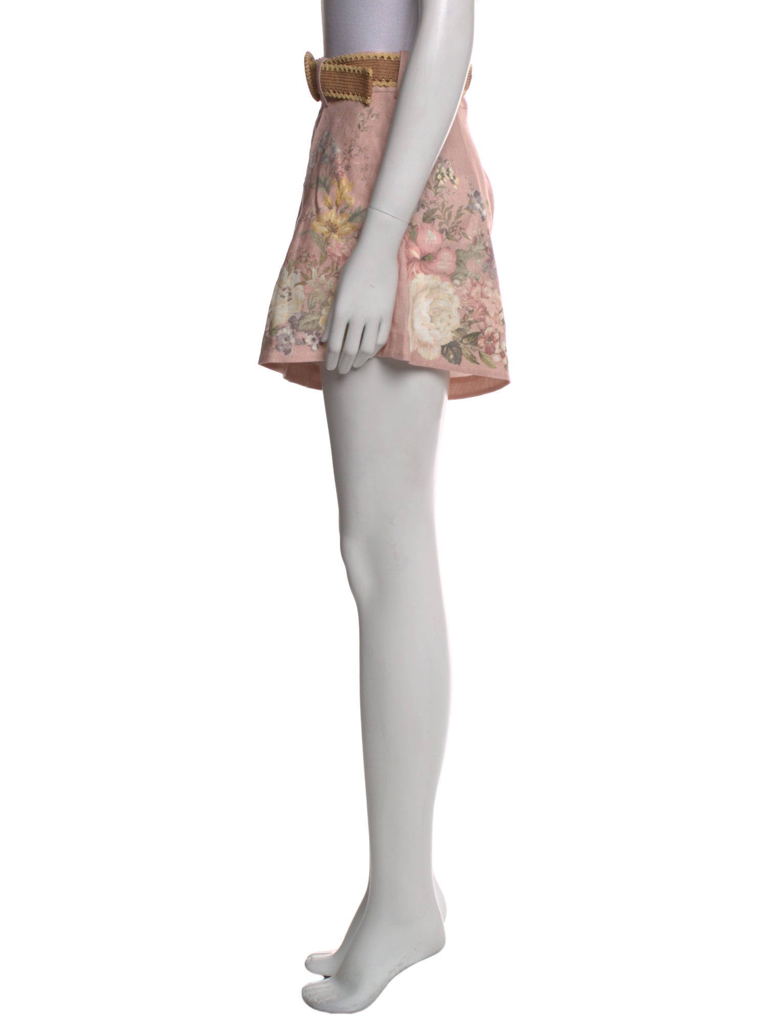 Zimmermann Linen Mini Shorts