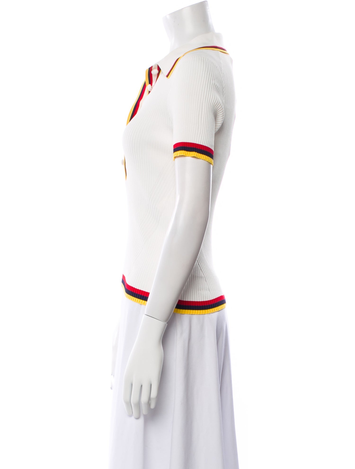 Zimmermann Striped Short Sleeve Polo w/ Tags