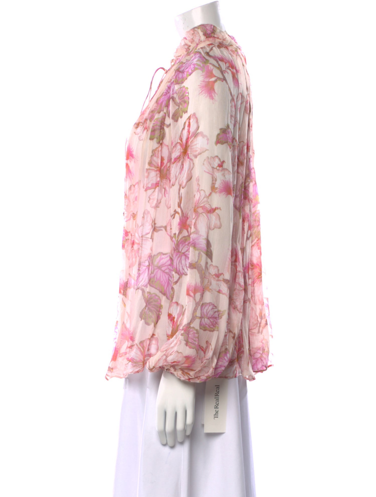 Zimmermann Silk Floral Print Blouse