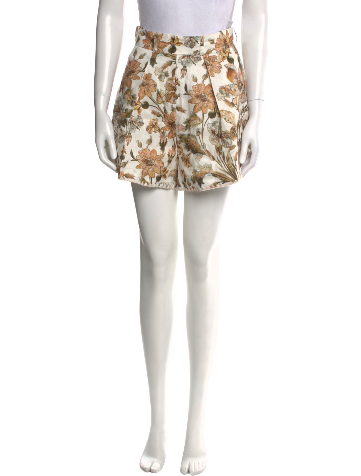 Zimmermann Linen Mini Shorts