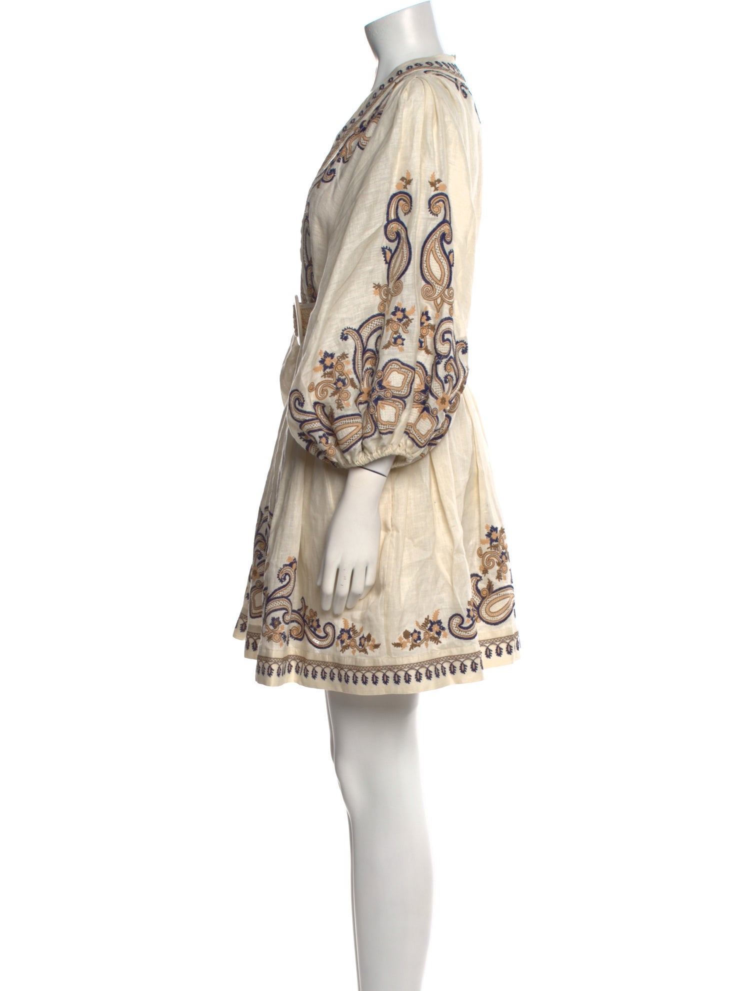 Zimmermann Linen Mini Dress