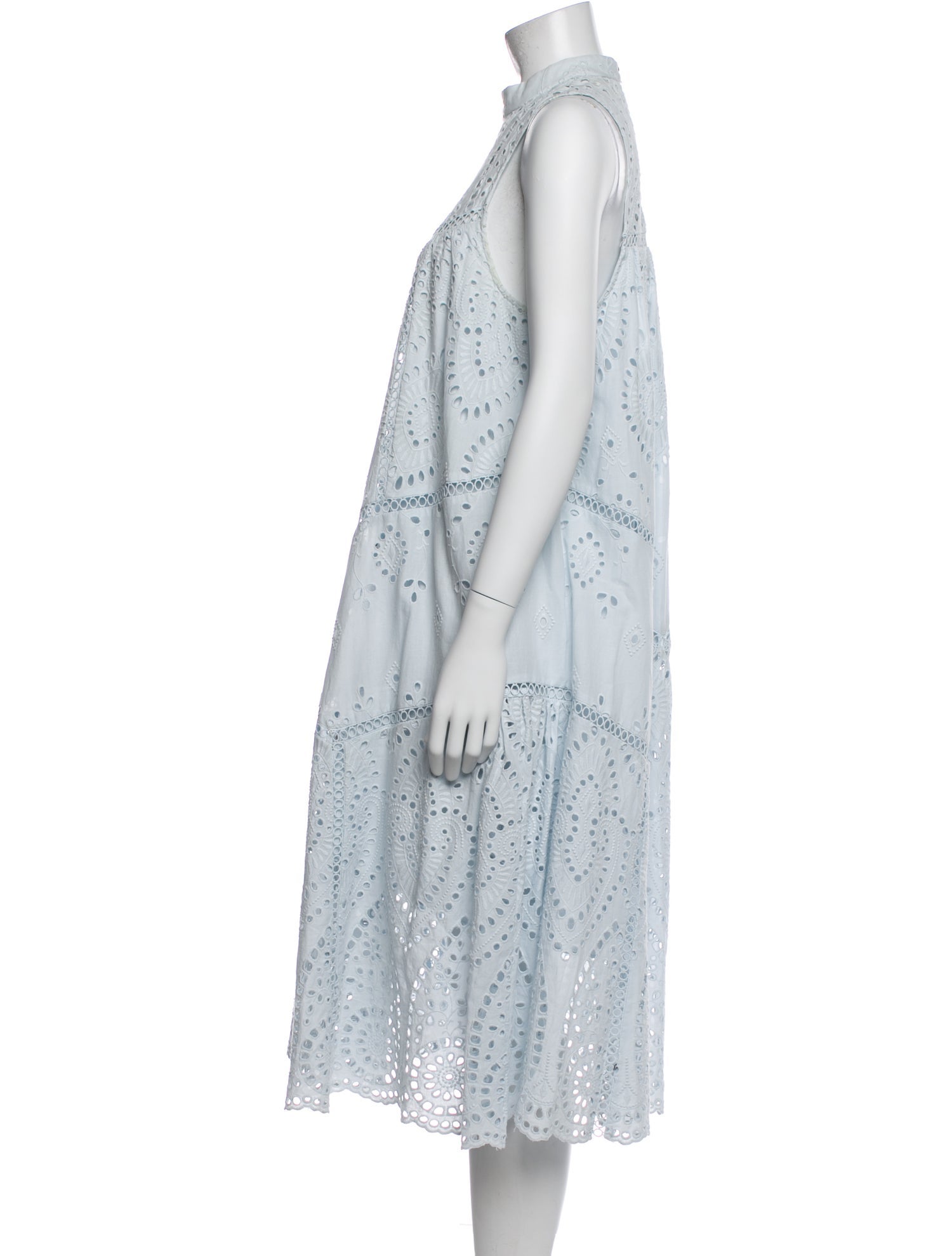 Zimmermann Polka Dot Print Midi Length Dress