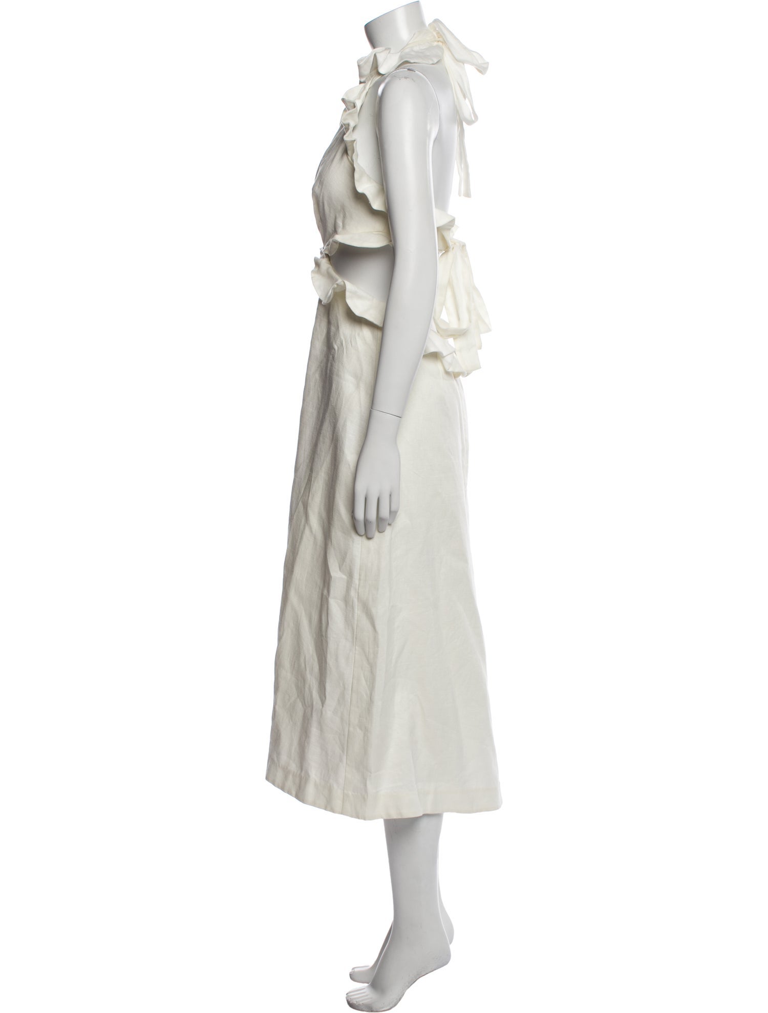Zimmermann Linen Midi Length Dress