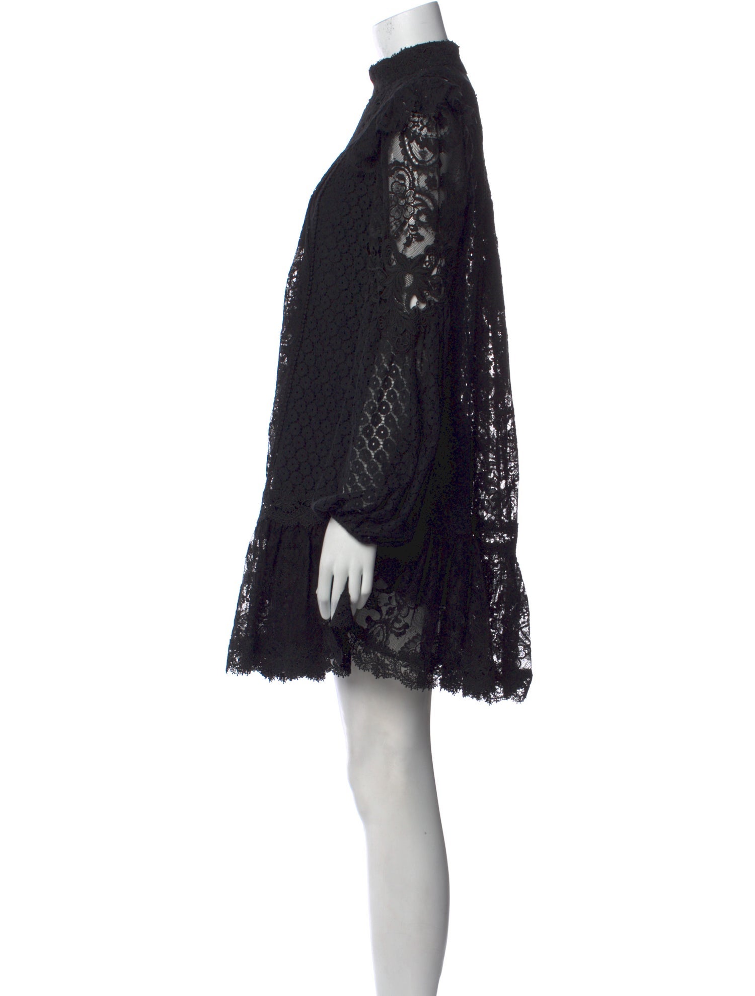 Zimmermann Lace Pattern Mini Dress