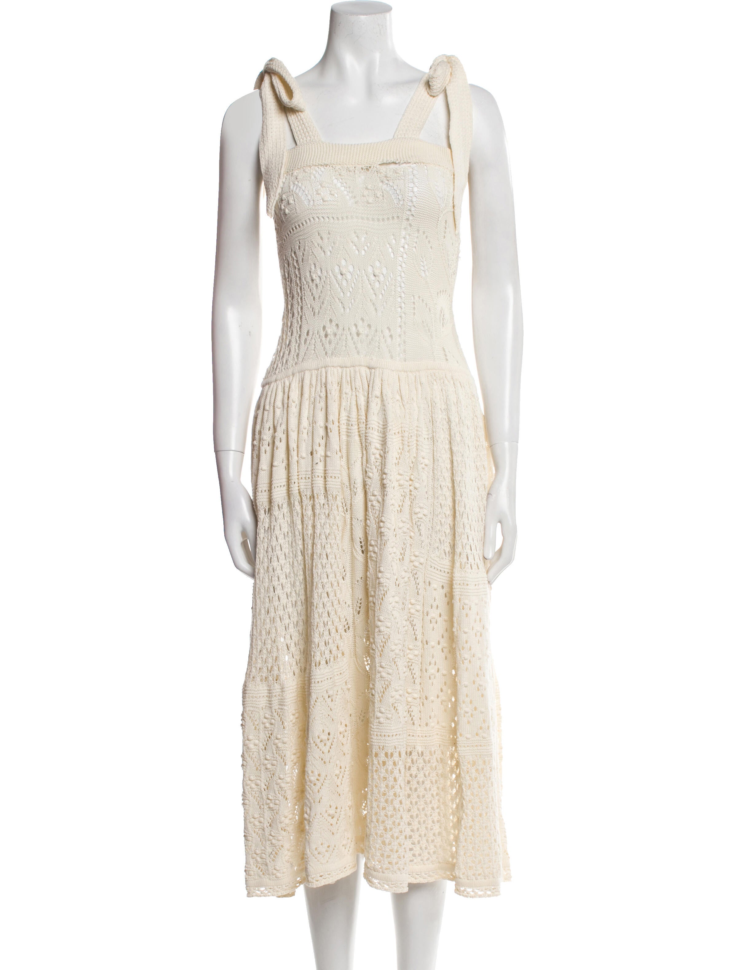 Zimmermann Square Neckline Midi Length Dress