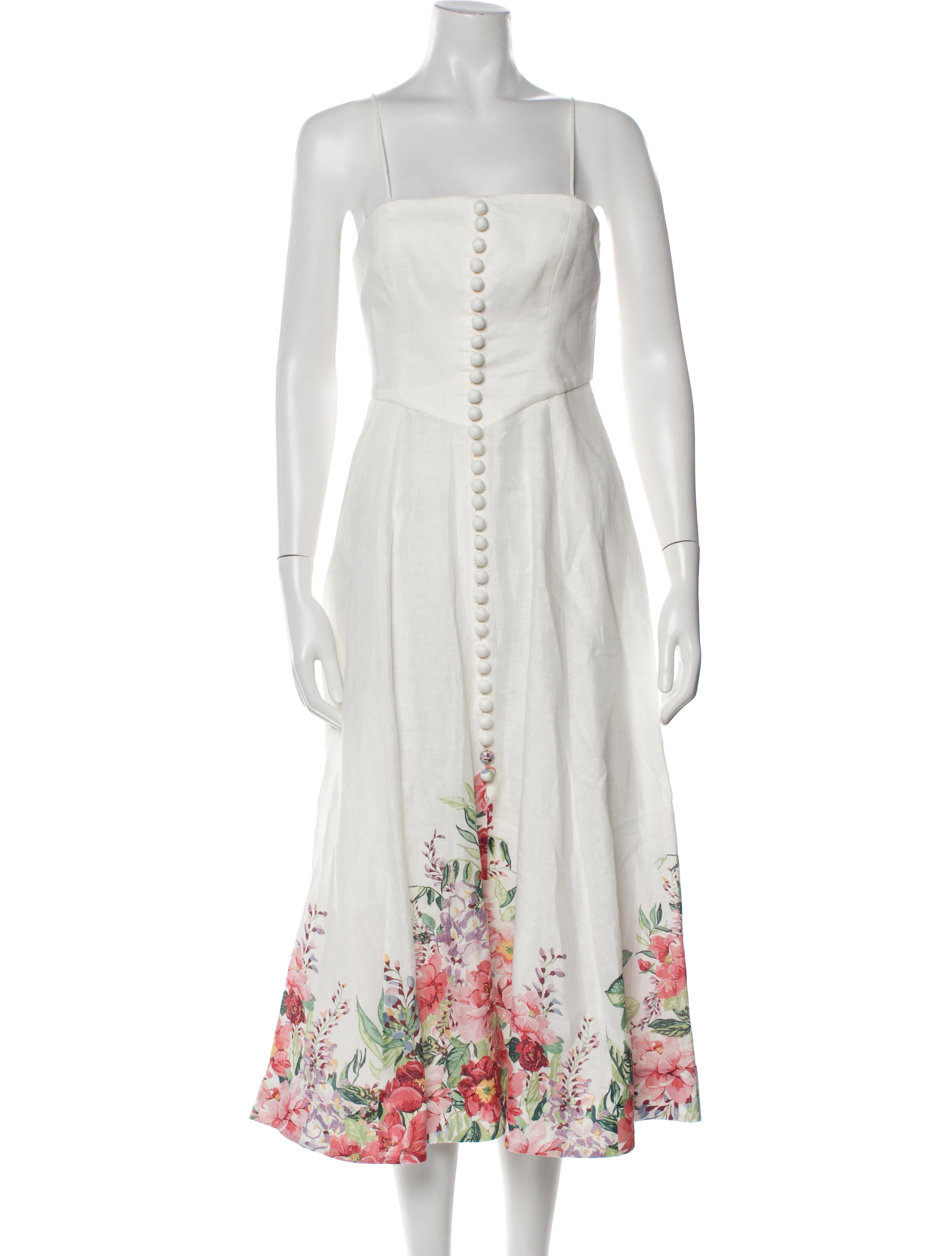 Zimmermann Linen Knee-Length Dress