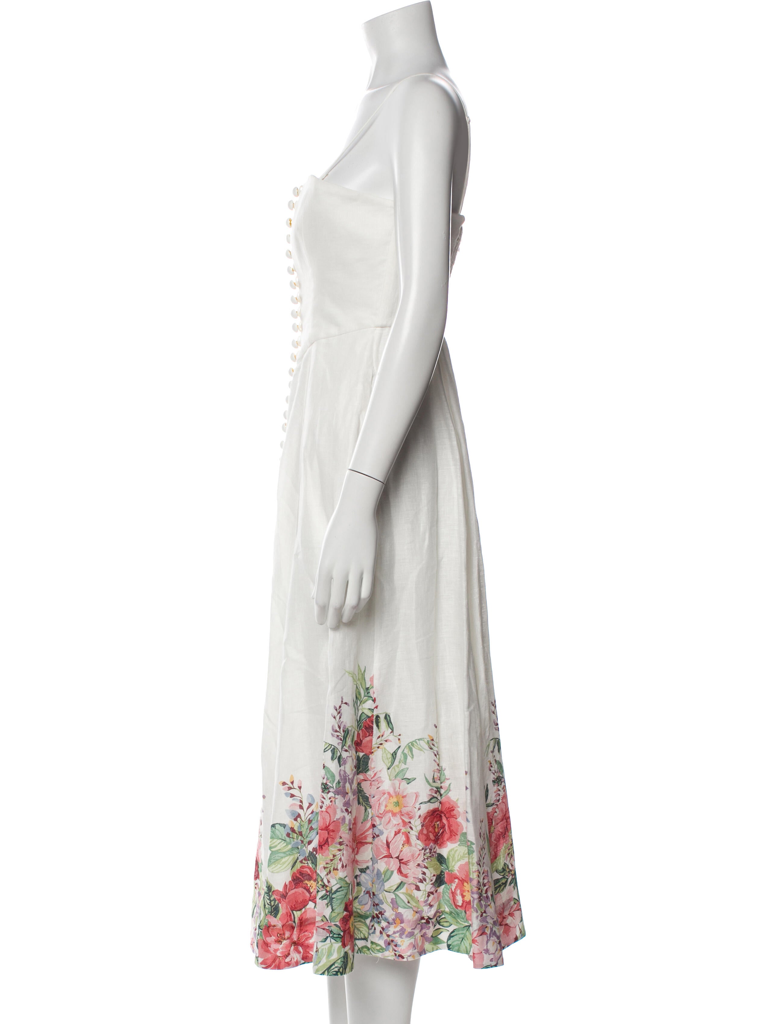 Zimmermann Linen Knee-Length Dress