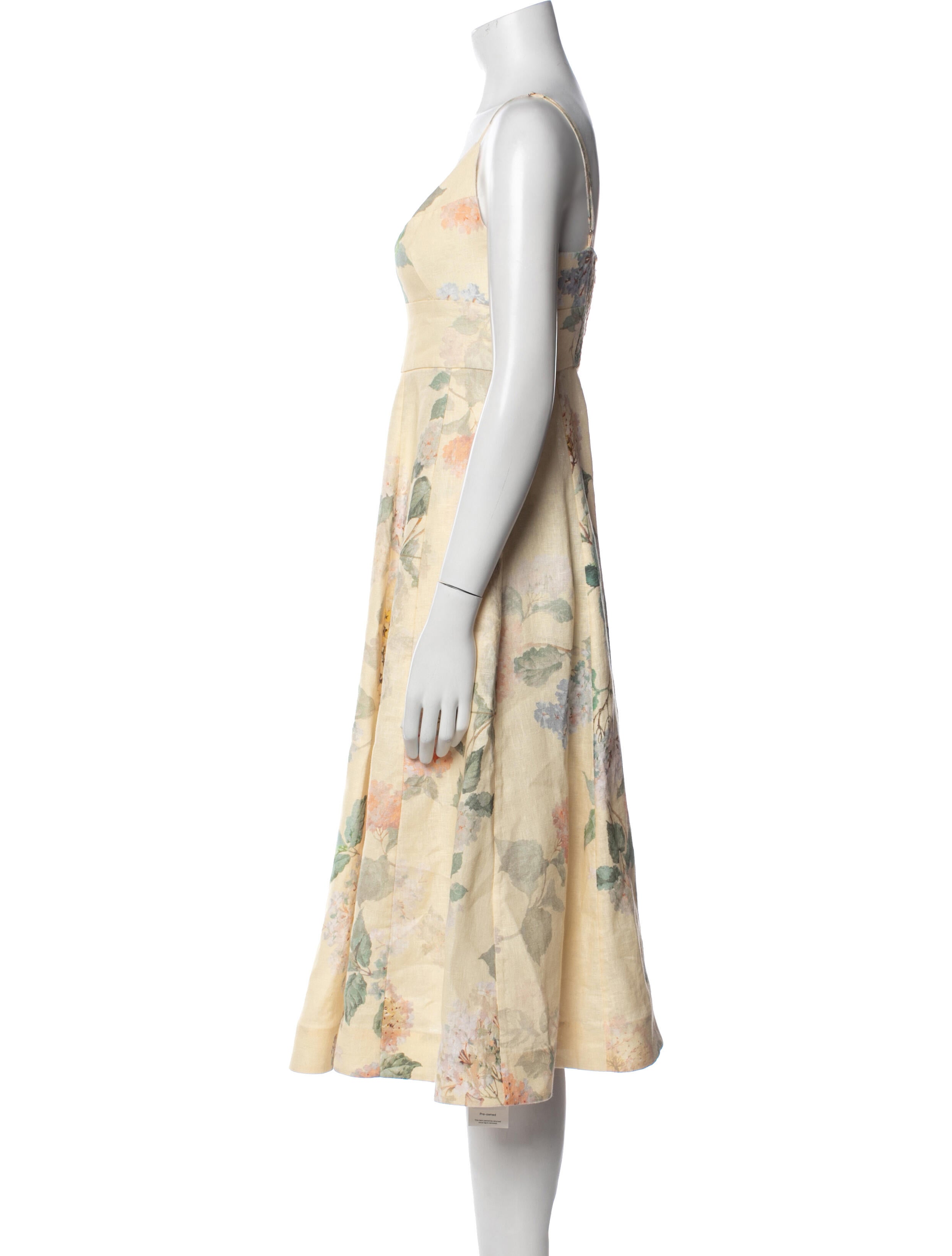 Zimmermann Linen Midi Length Dress