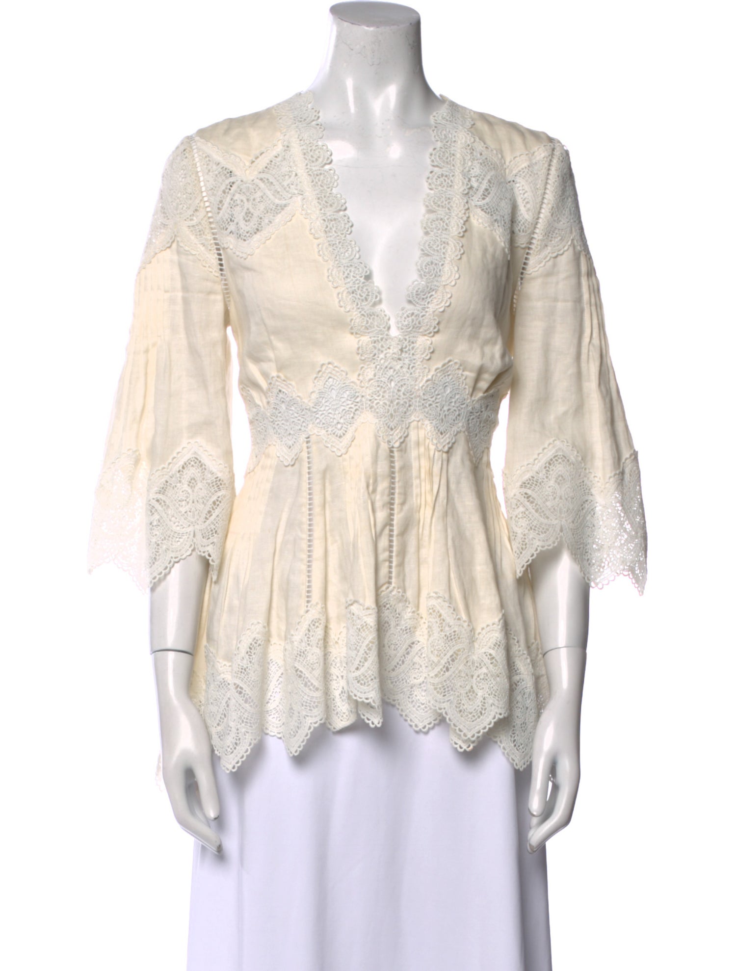 Zimmermann Linen Printed Blouse