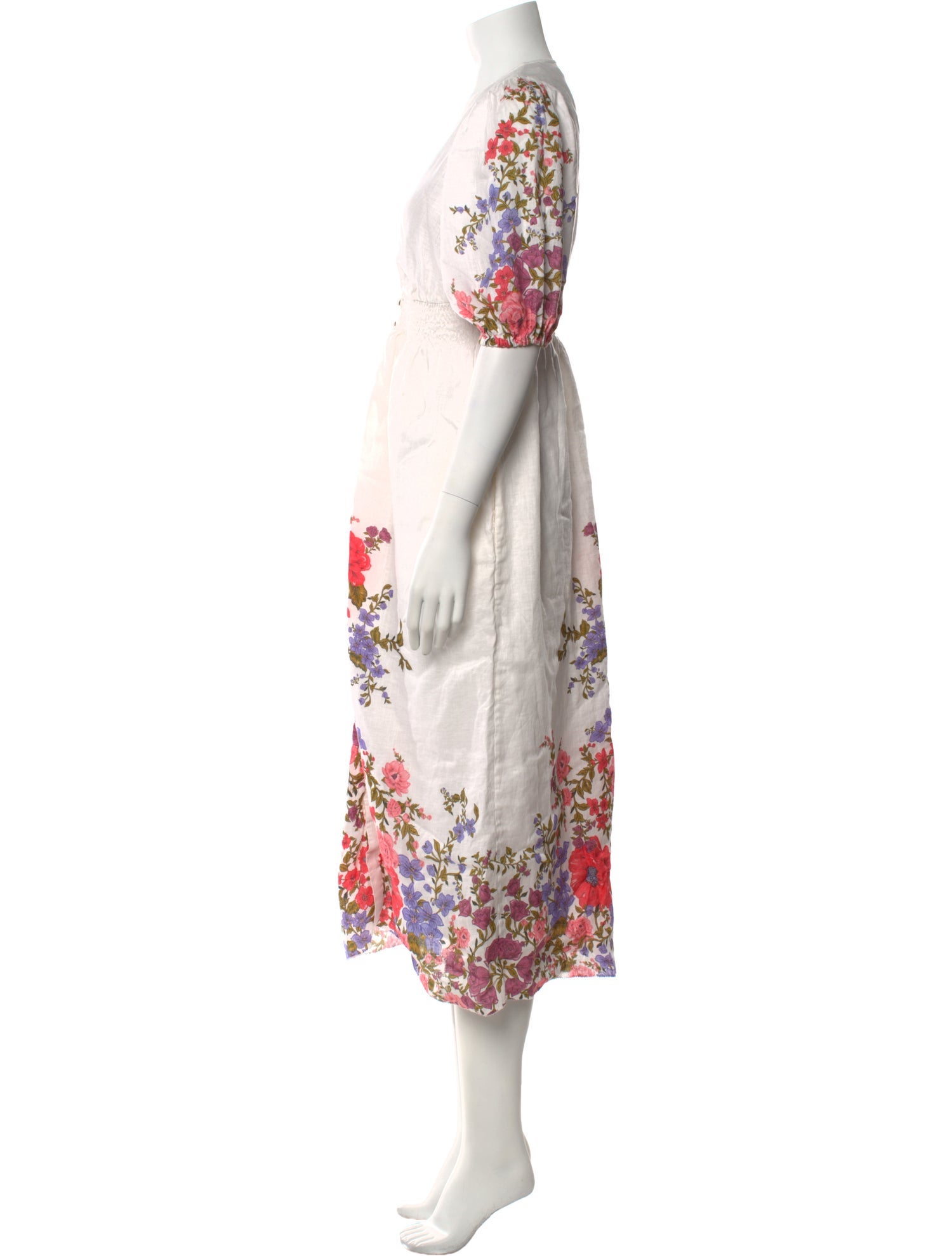 Zimmermann Linen Midi Length Dress